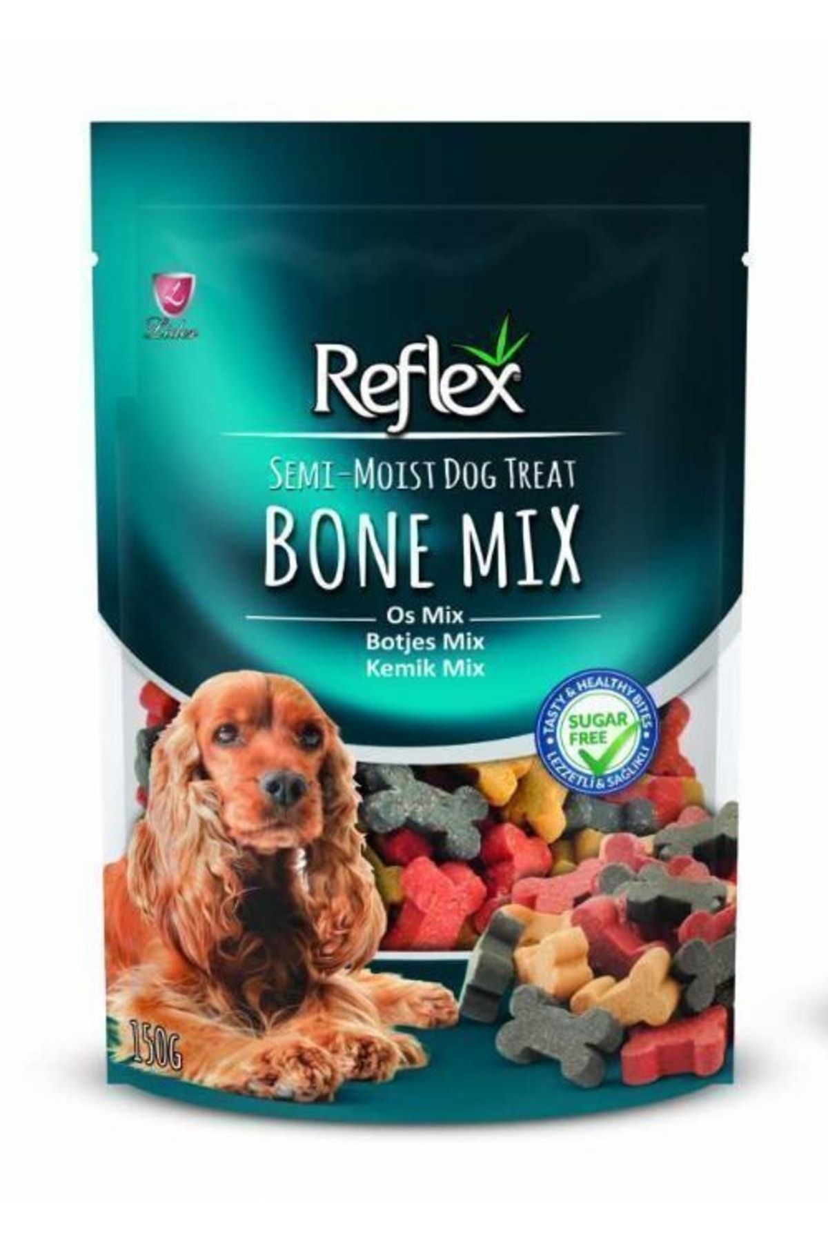 Reflex Bone Mix Kemik Şekilli Mix Yarı Islak Köpek Ödül Maması 150 Gr.