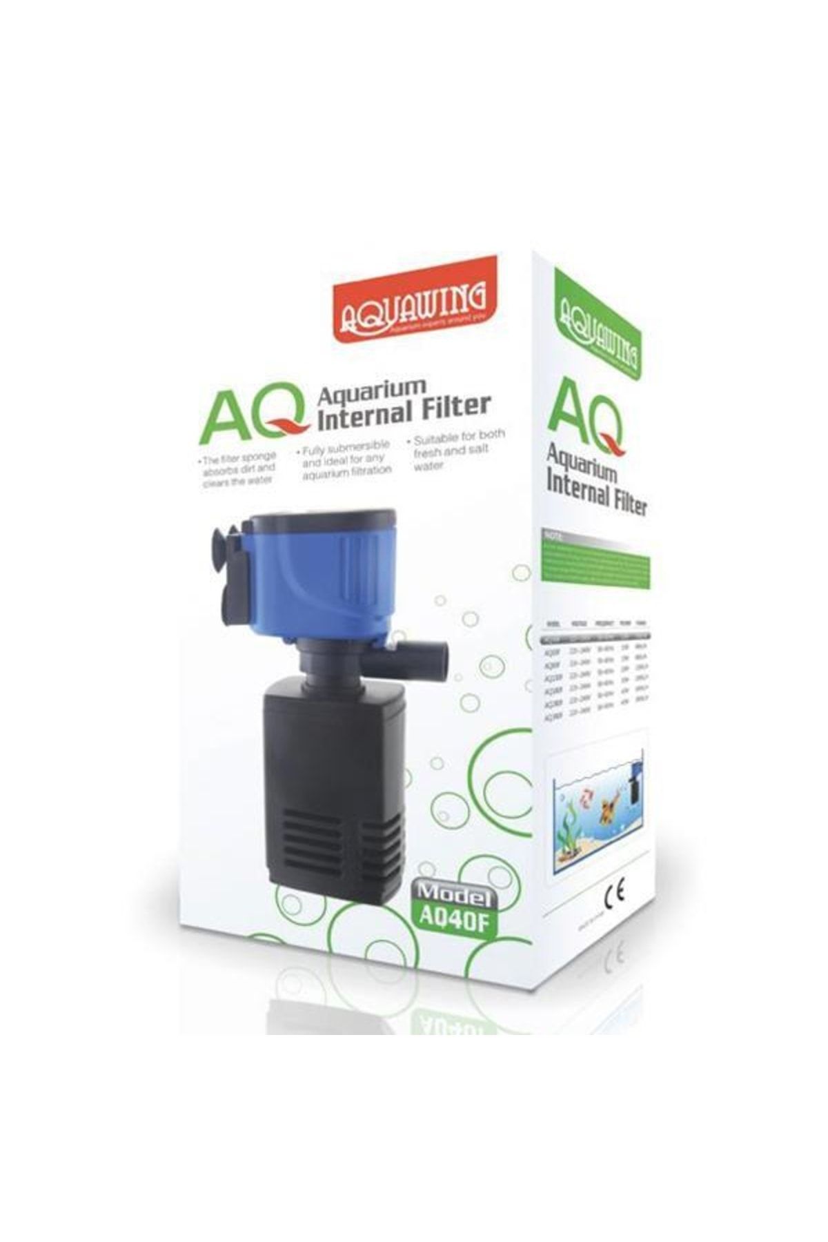 Aquawing Aq40f Iç Filtre 12w 550l/h