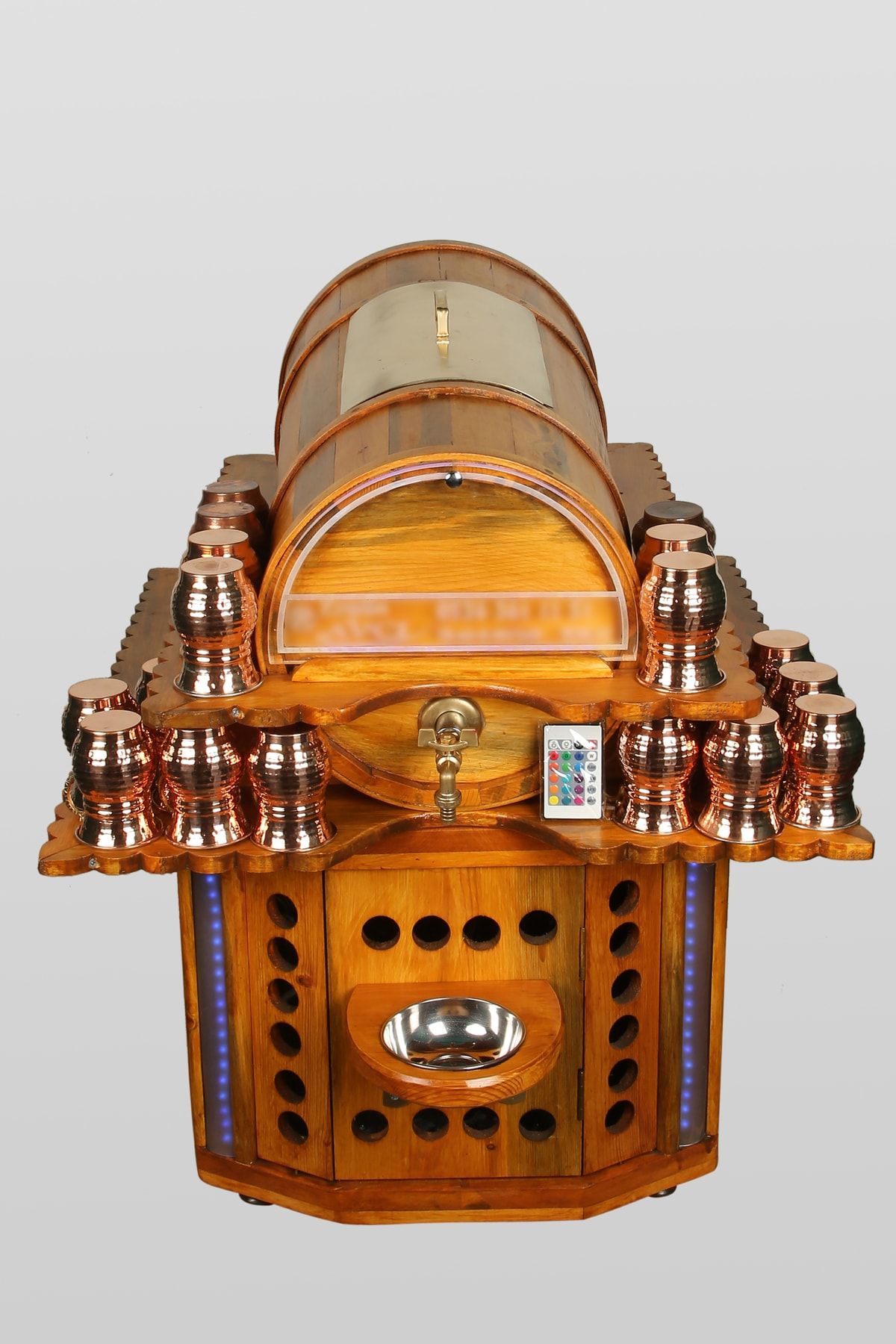 Ergün Avcı Avcı Yayık Set Üstü Masaüstü Soğutmalı Ayran & Şalgam & Limonata Makinesi 25 Litrelik