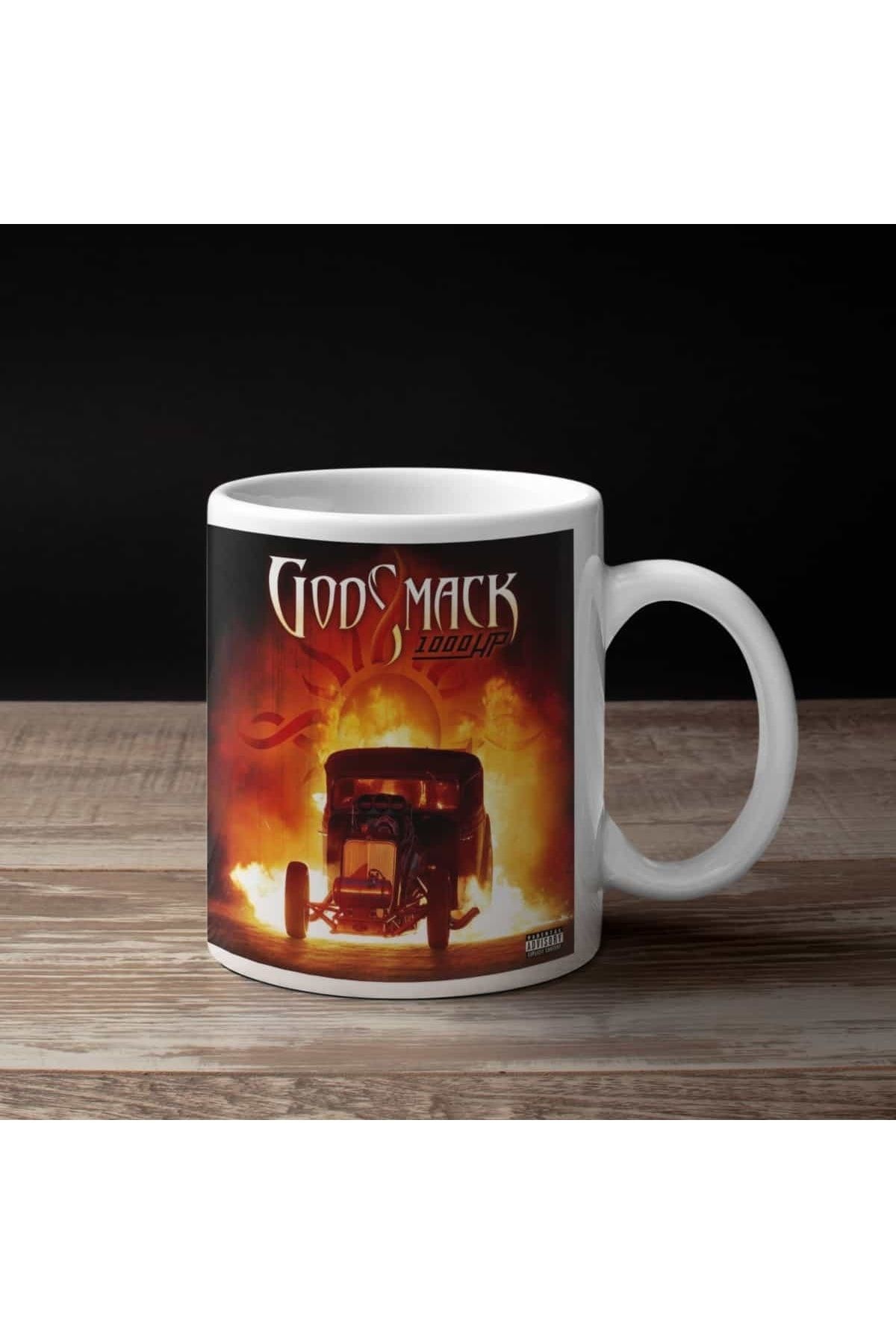 Mugs Heaven Godsmack Kahve Kupası, Godsmack 1000hp Baskılı Kupa