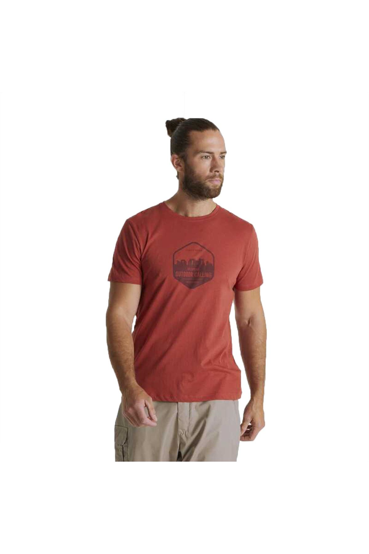 Craghoppers Mightie Erkek T-shirt - Kırmızı