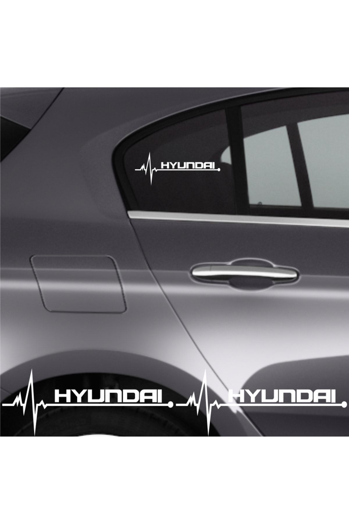 Genel Markalar Hyundai Matrix Uyumlu Ritim Oto Sticker (2 Adet)