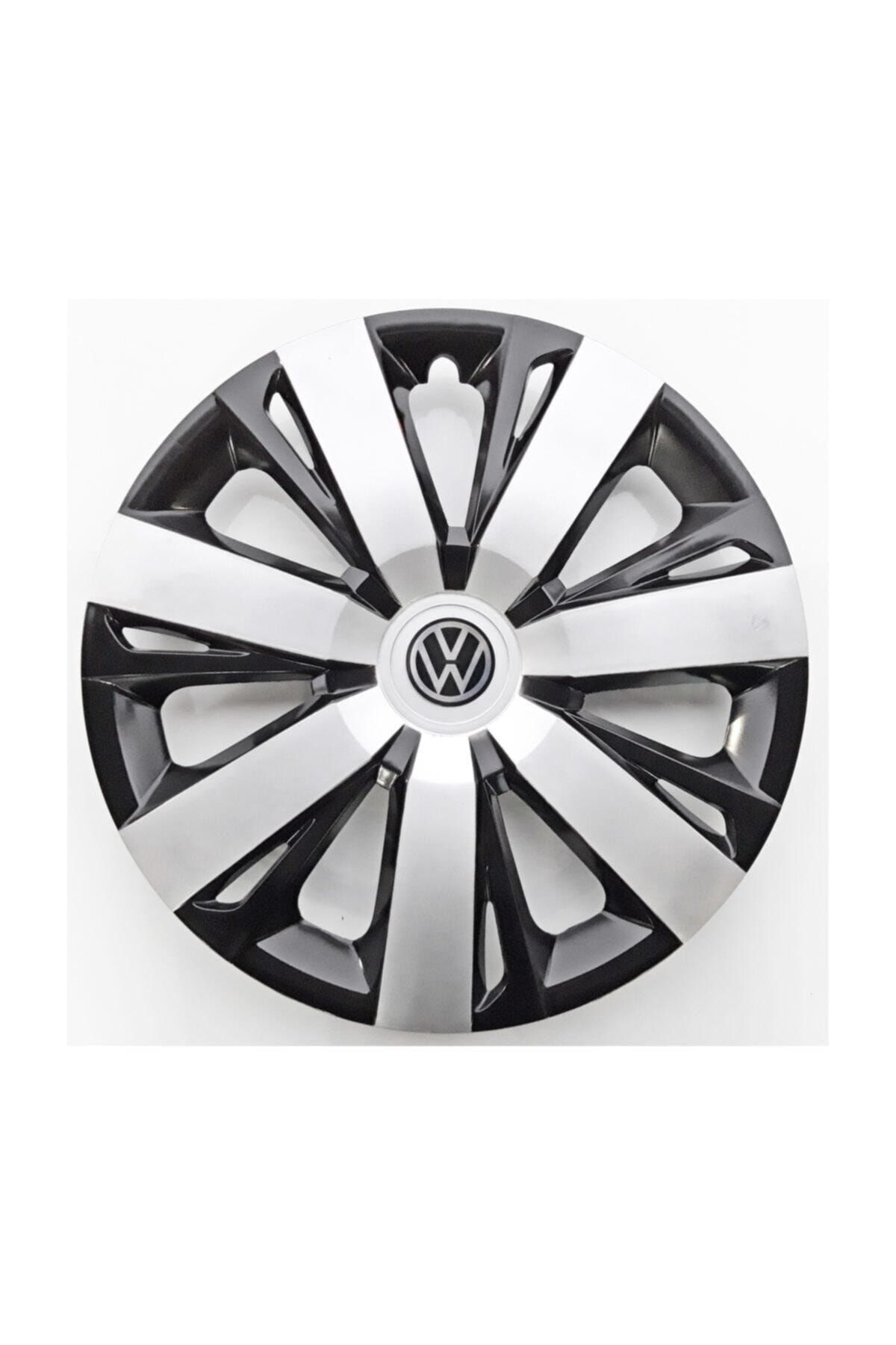 Genel Markalar 16'' Inç Volkswagen Jant Kapağı 4 Adet Çelik Jant Görünümlü Renkli - Kırılmaz Esnek