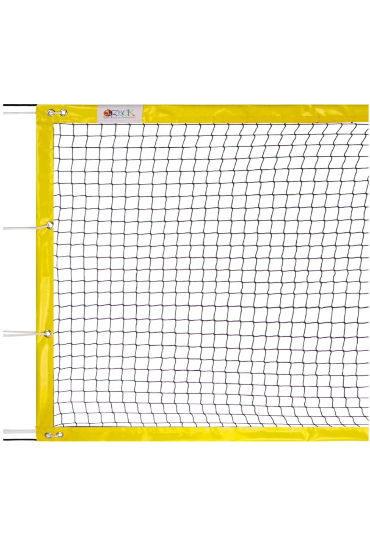 ÖZBEK 70cm * 5.00mt - Mini Tenis Ağı - Voleybol - Ayak Tenisi Filesi - Profesyonel Sarı