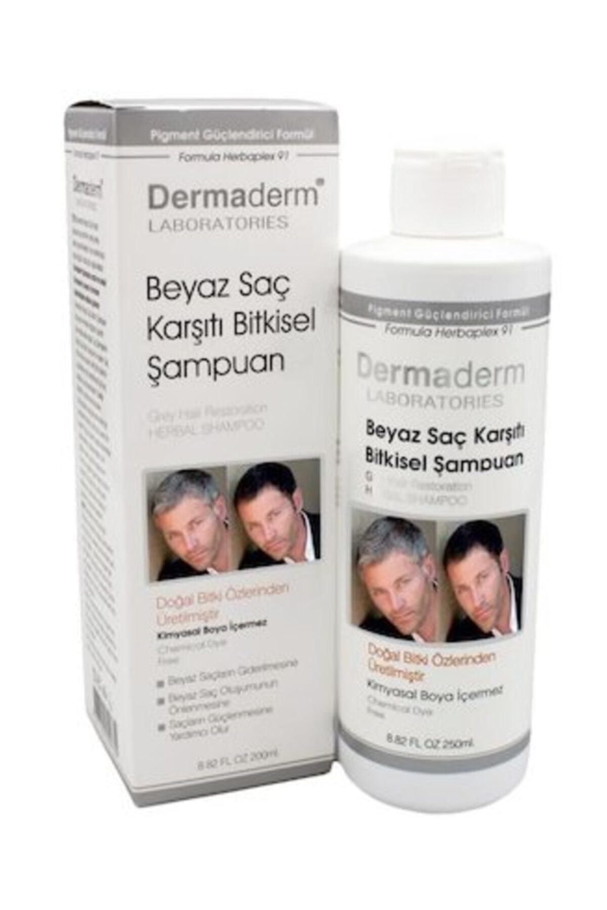 DermaDerm Beyaz Saç Karşıtı Doğal Bitki Özlü Bitkisel Şampuan 250 ml