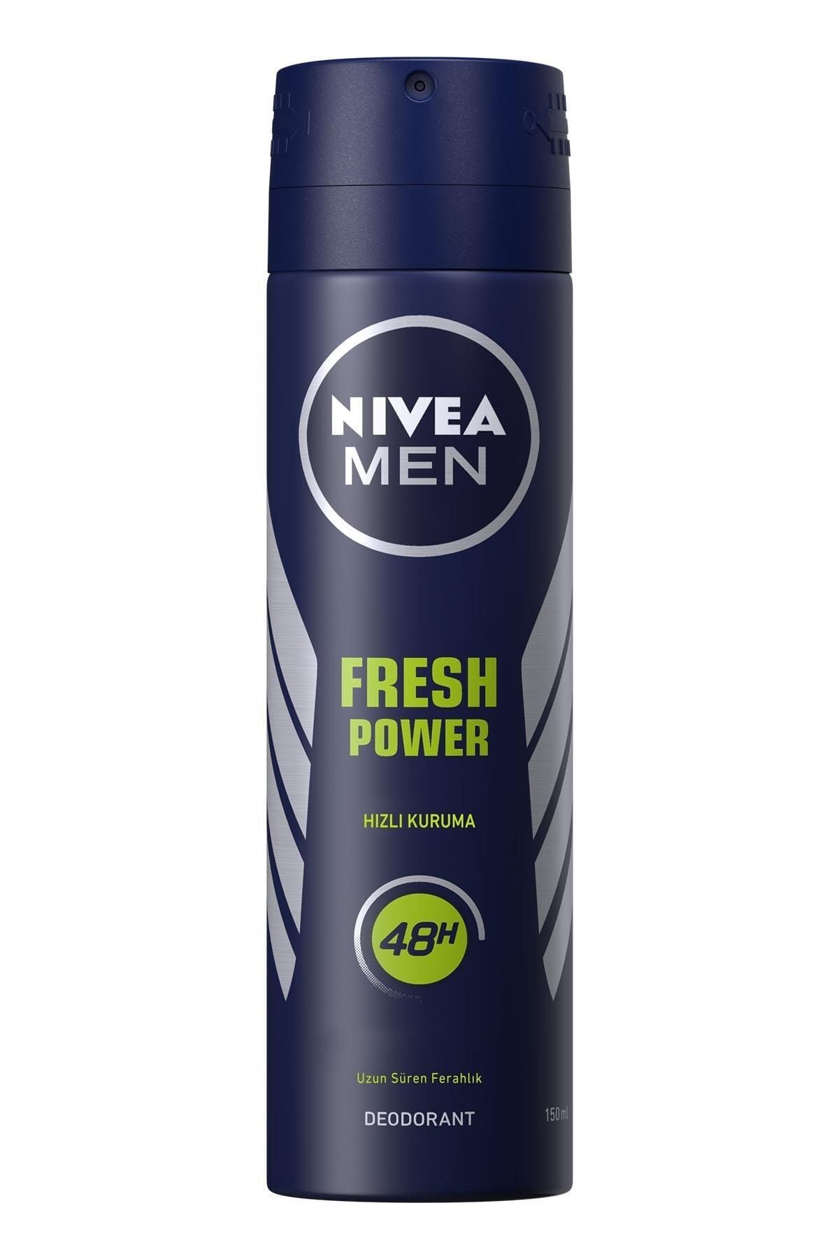 Men Erkek Sprey Deodorant Fresh Power 150ml,Ter ve Ter Kokusuna Karşı 48 Saat Deodorant Koruması_1