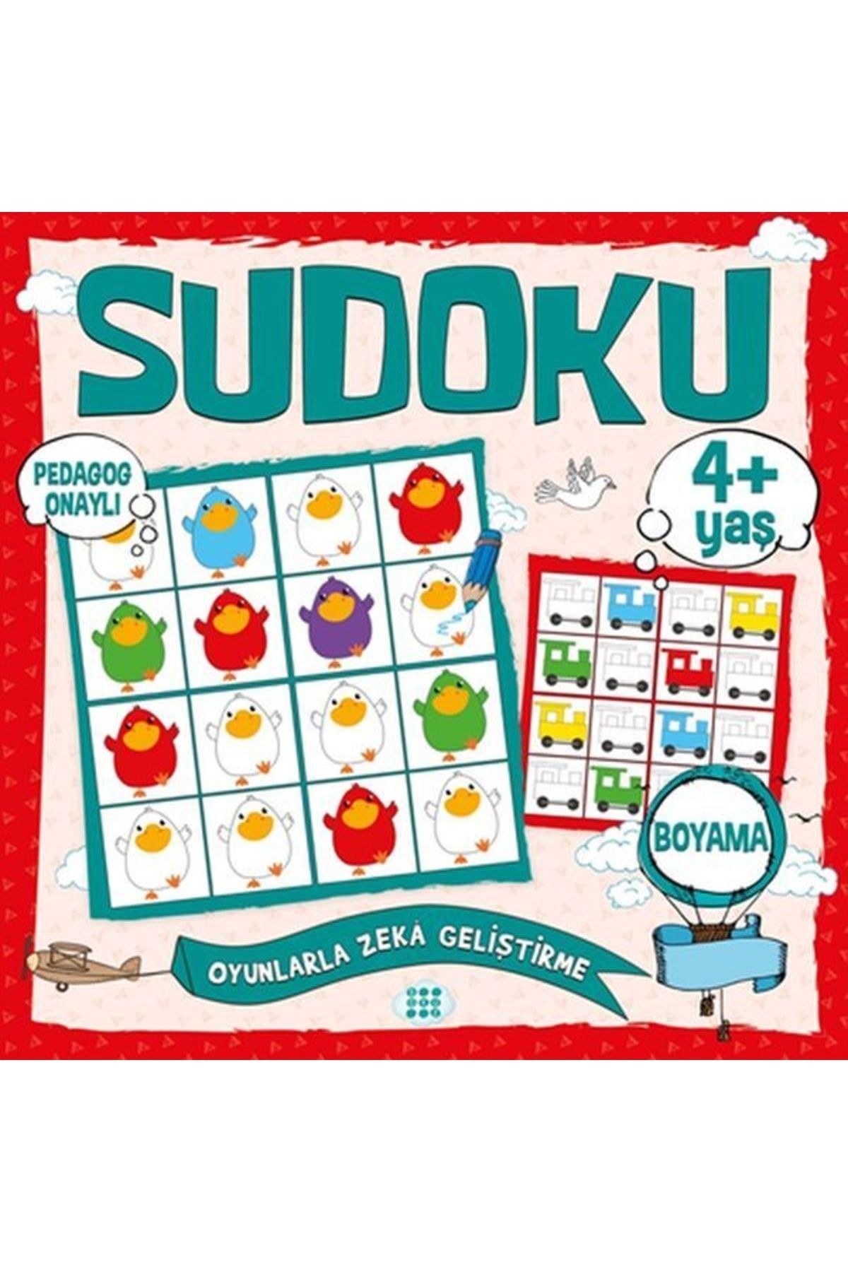 Timaş Çocuk Çocuklar Için Sudoku - Boyama (4+ Yaş) [Byrktp]