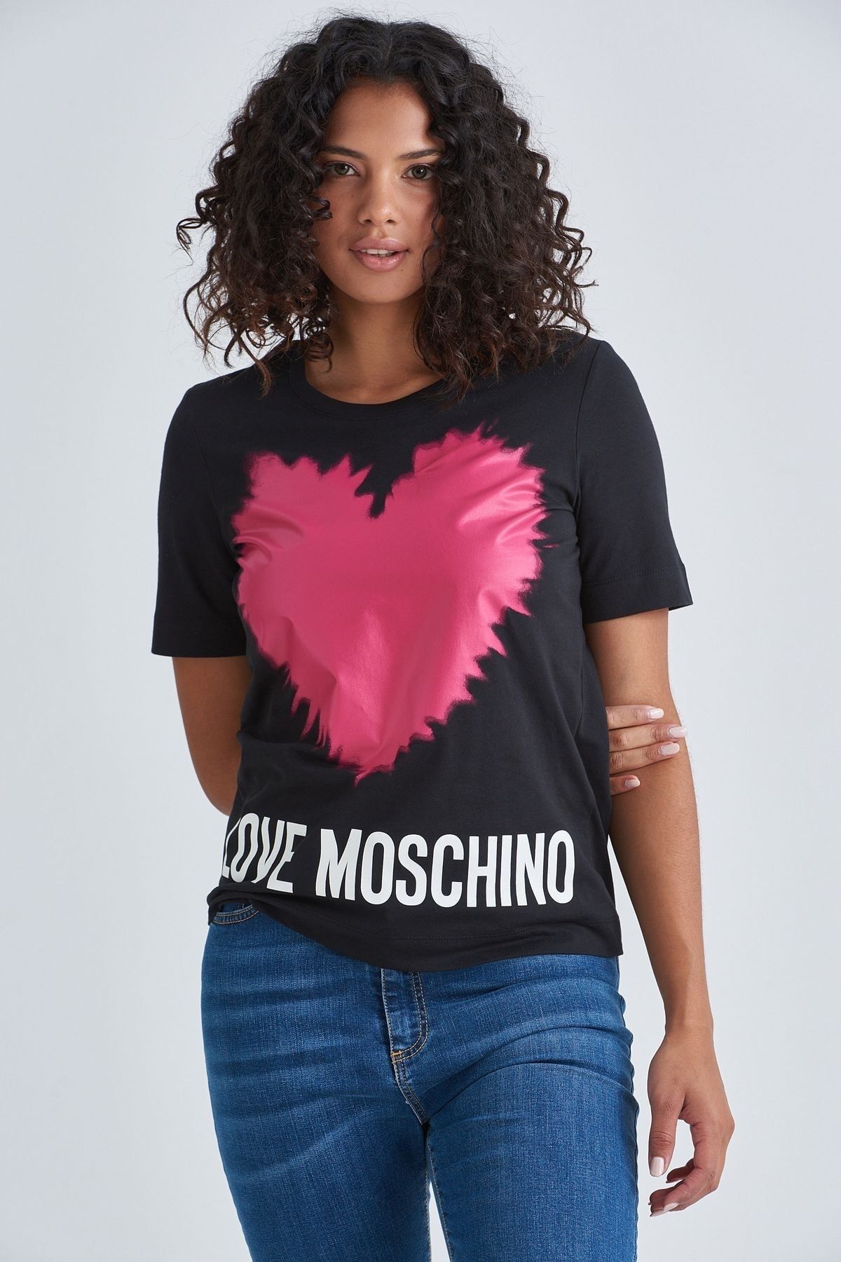 Moschino Kadın Basklı T-shirt
