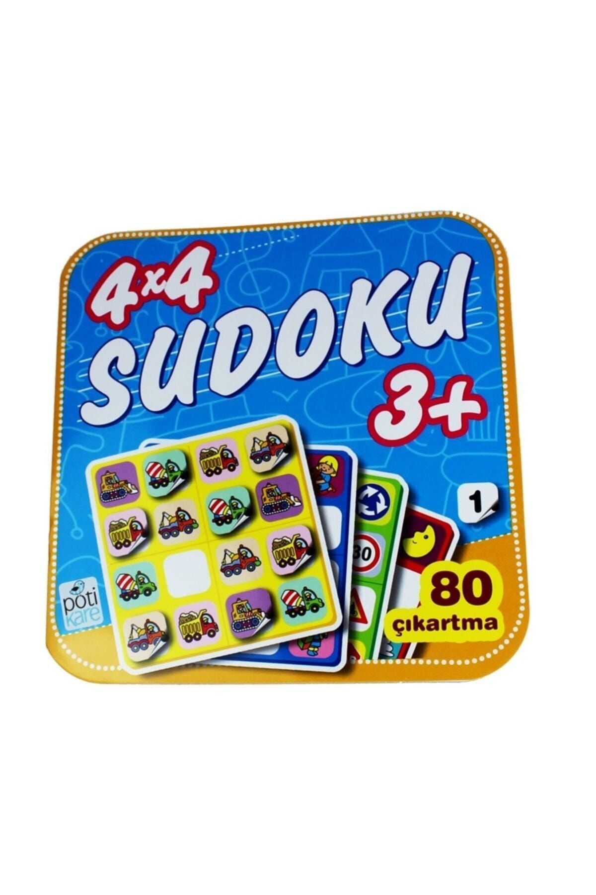 Dikkat Atölyesi Yayınları 3 Yaş Çıkartmalı Sudoku 1