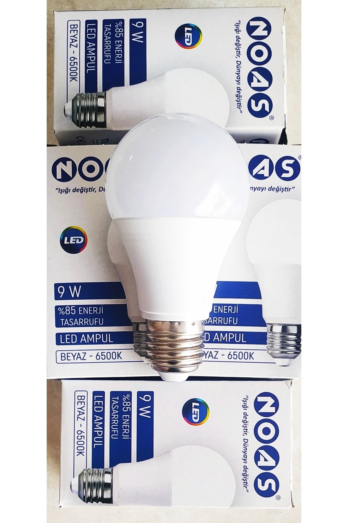 Noas Led Tasarruflu Led Ampul 9 Watt 5 Li Set