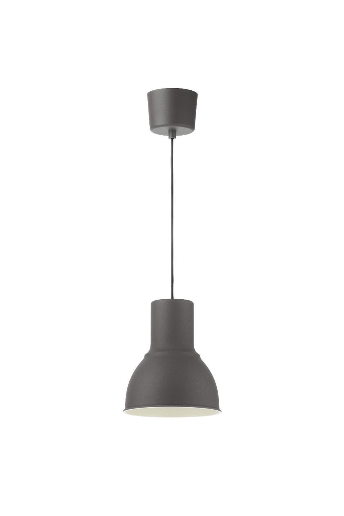IKEA Hektar Sarkıt Lamba, Koyu Gri, Yemek Masası Ve Bar Masası Lambası 22 Cm