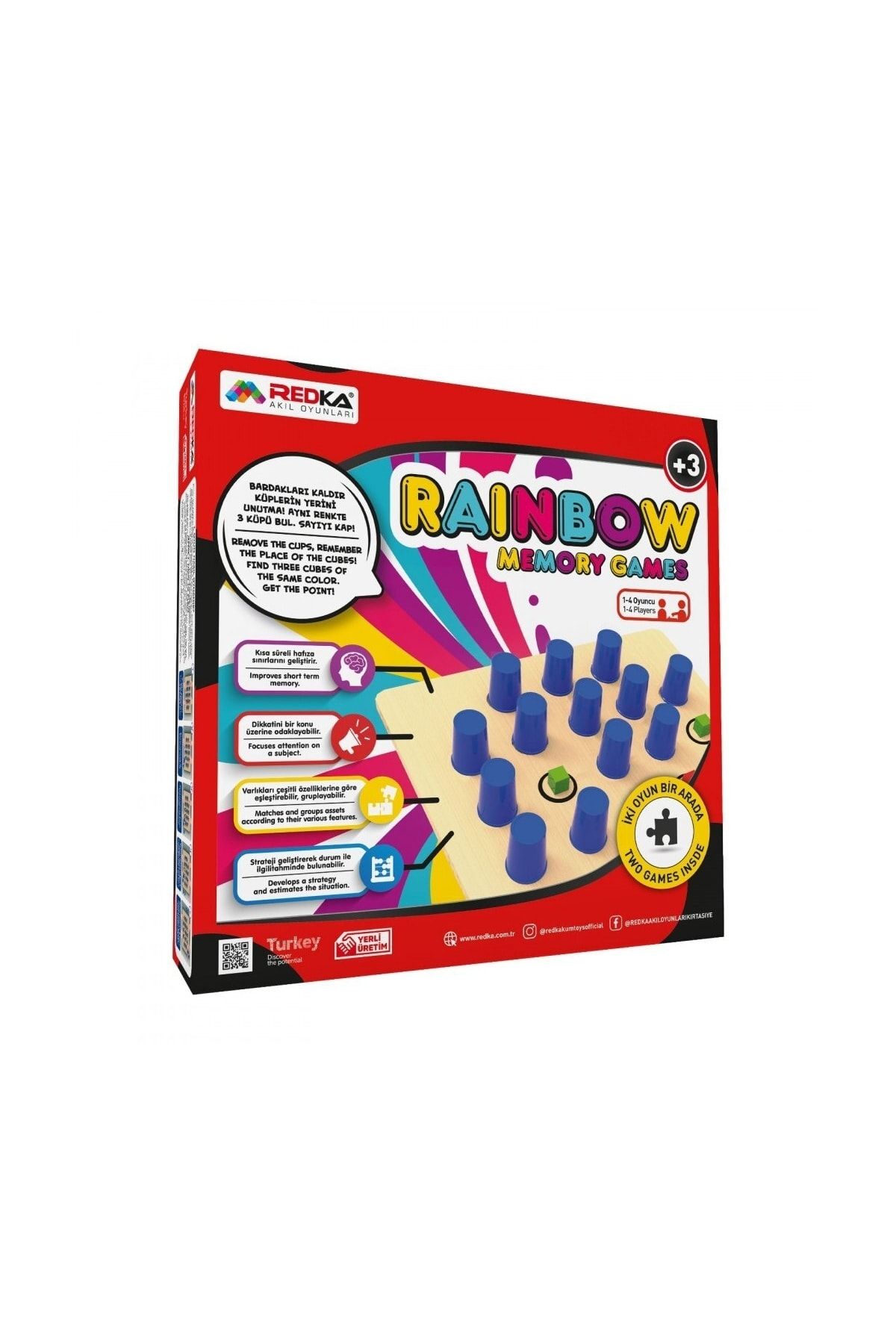 Redka/KumToys Marka: Redka /kumtoys 5440 Redka, Rainbow Zeka Ve Strateji Oyunu Kategori: Kutu Oyunları