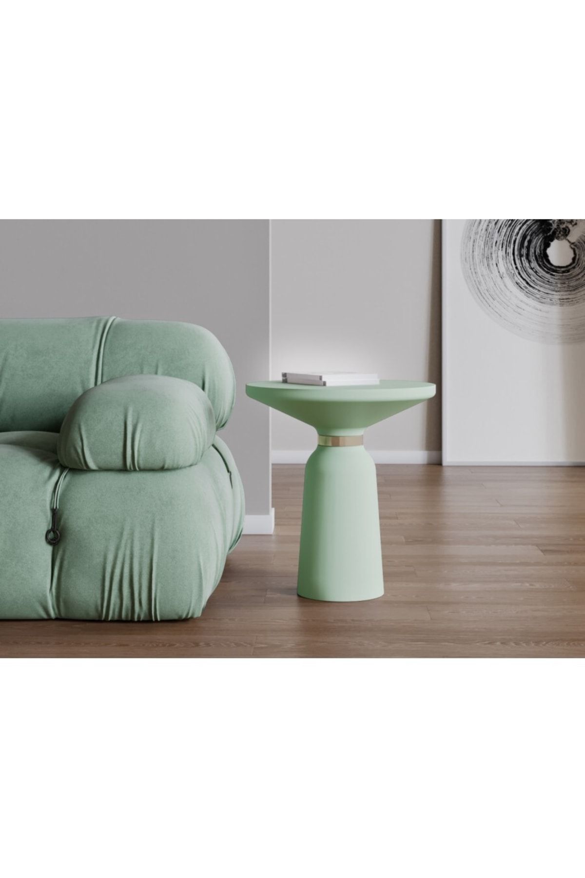 Echo Furniture Elegance Haki Yeşil Sehpa
