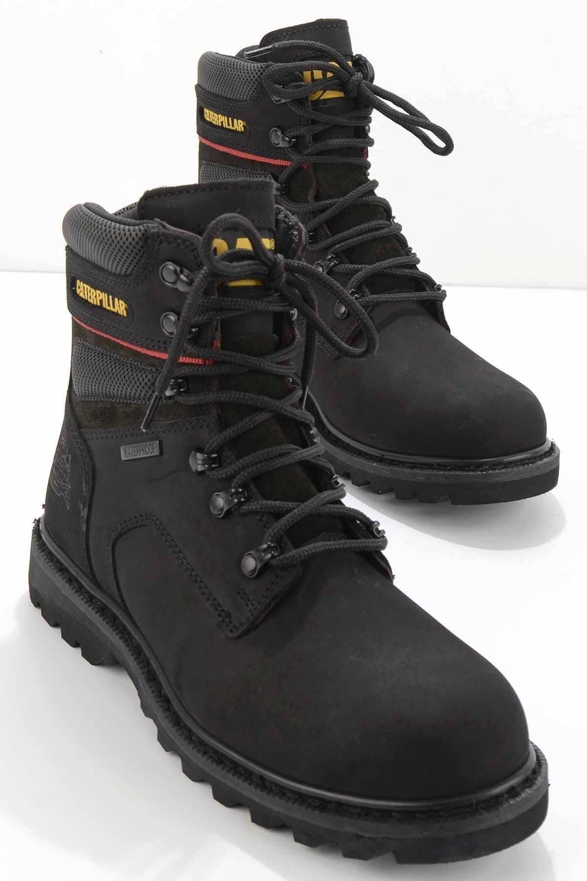 Caterpillar Black Leather Erkek Bot & Bootie Cat1111136301