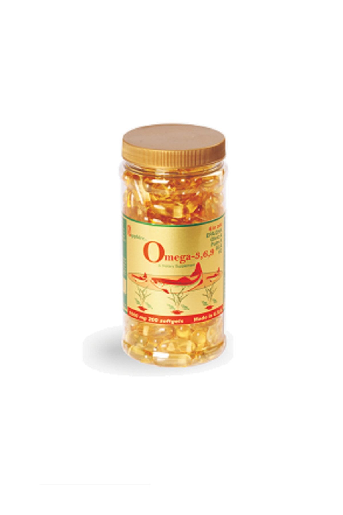 SAPPHIRE Omega-3,6,9 Softgel 200 Yumuşak Kapsül