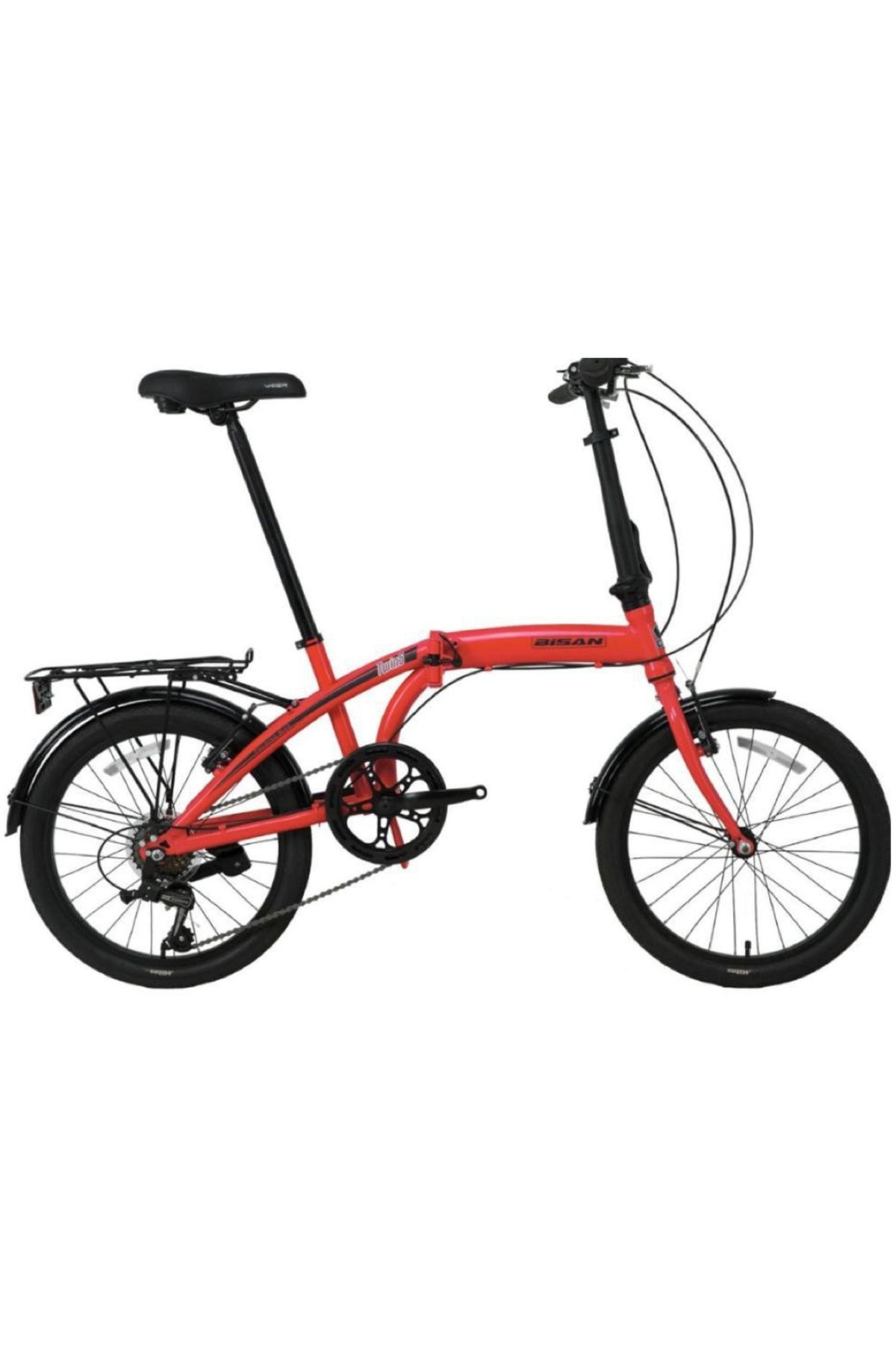 Bisan Twın-s 20 Jant 280h 6-vites Katlanır Bisiklet (renk: Kırmızı/siyah)