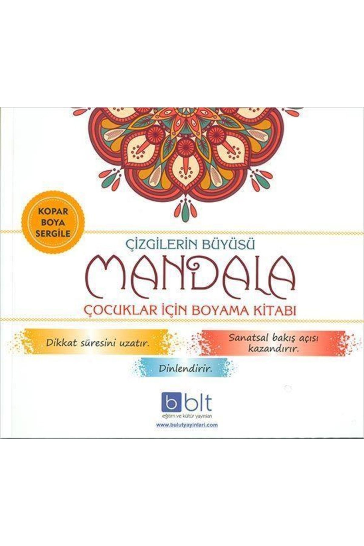 Genel Markalar Çizgilerin Büyüsü Mandala Çocuklar Için Boyama Kitabı Bulut Eğitim Yayınları