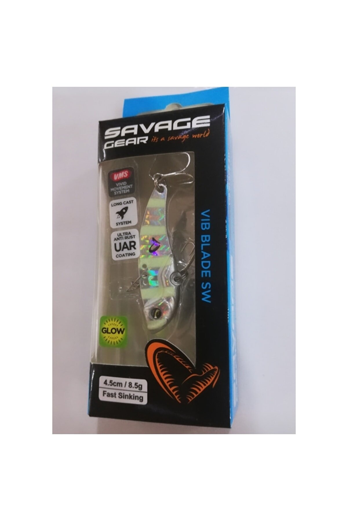 Savage Gear 3d Vıb Blade 4,5 Cm 8,5gr Suni Yem - Zebra Glow_0