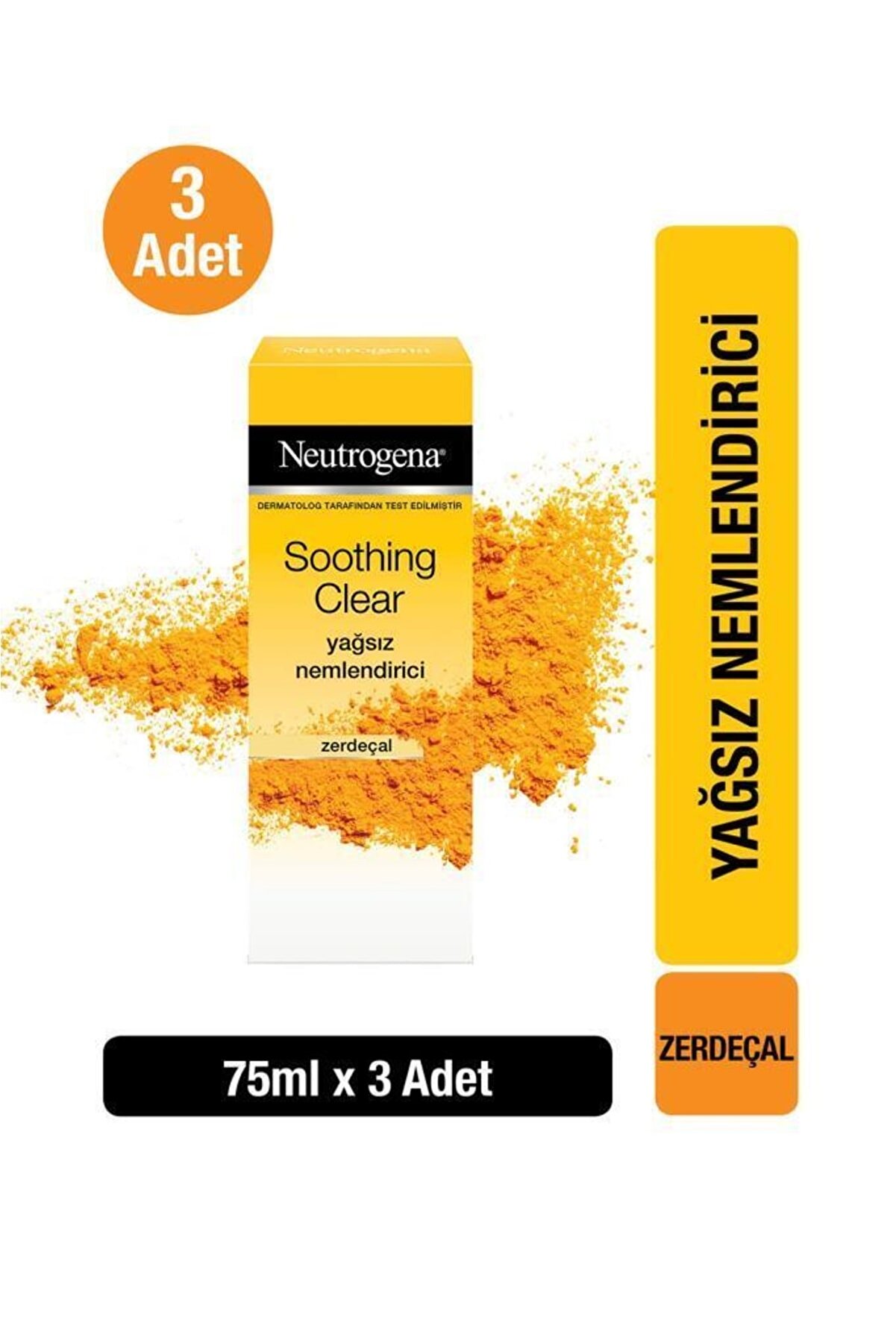 Neutrogena Soothing Clear Nemlendirici 75 ml x3