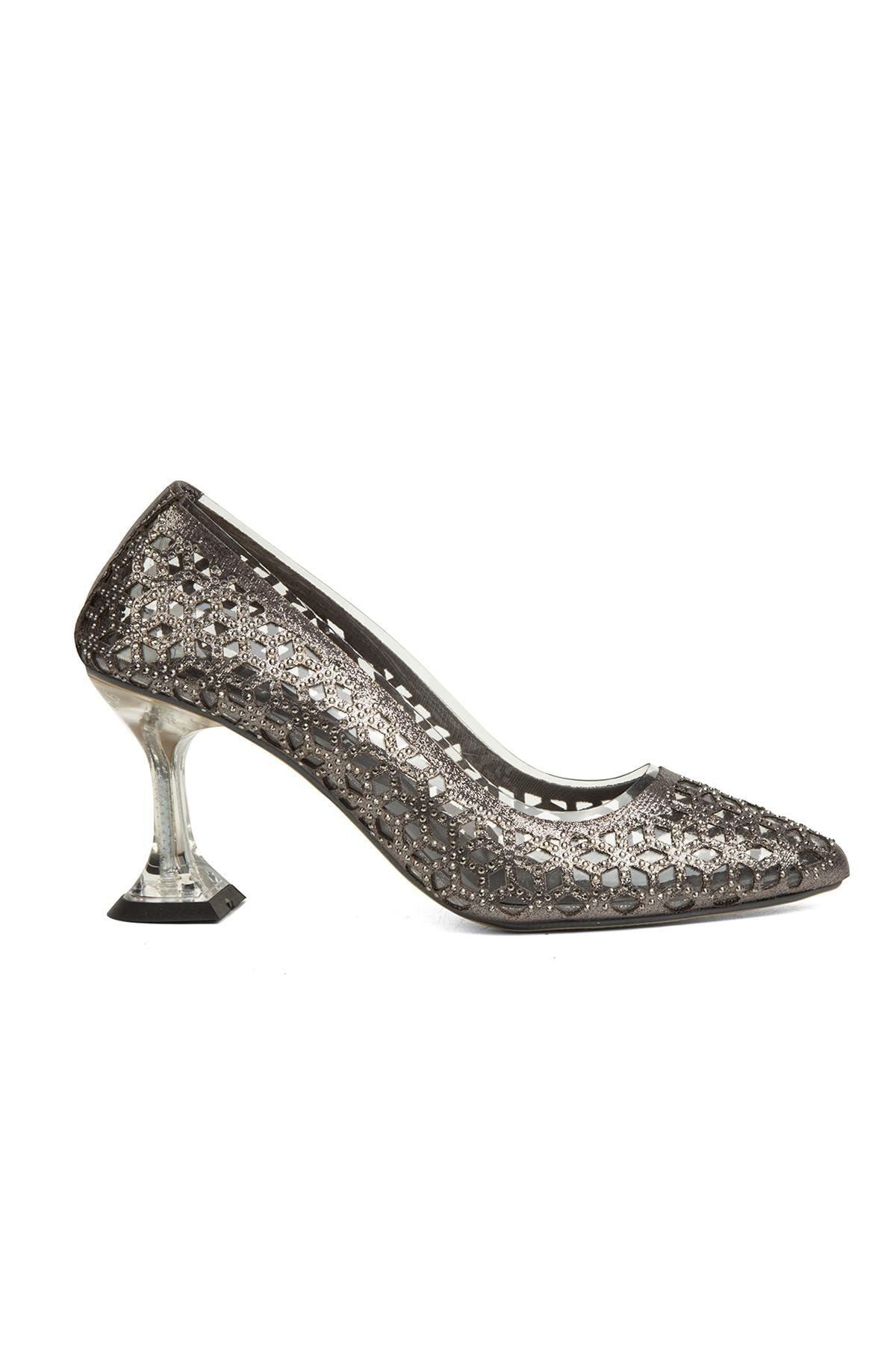 Pierre Cardin ® | Pc-51744-3478 Platin - Kadın Topuklu Ayakkabı