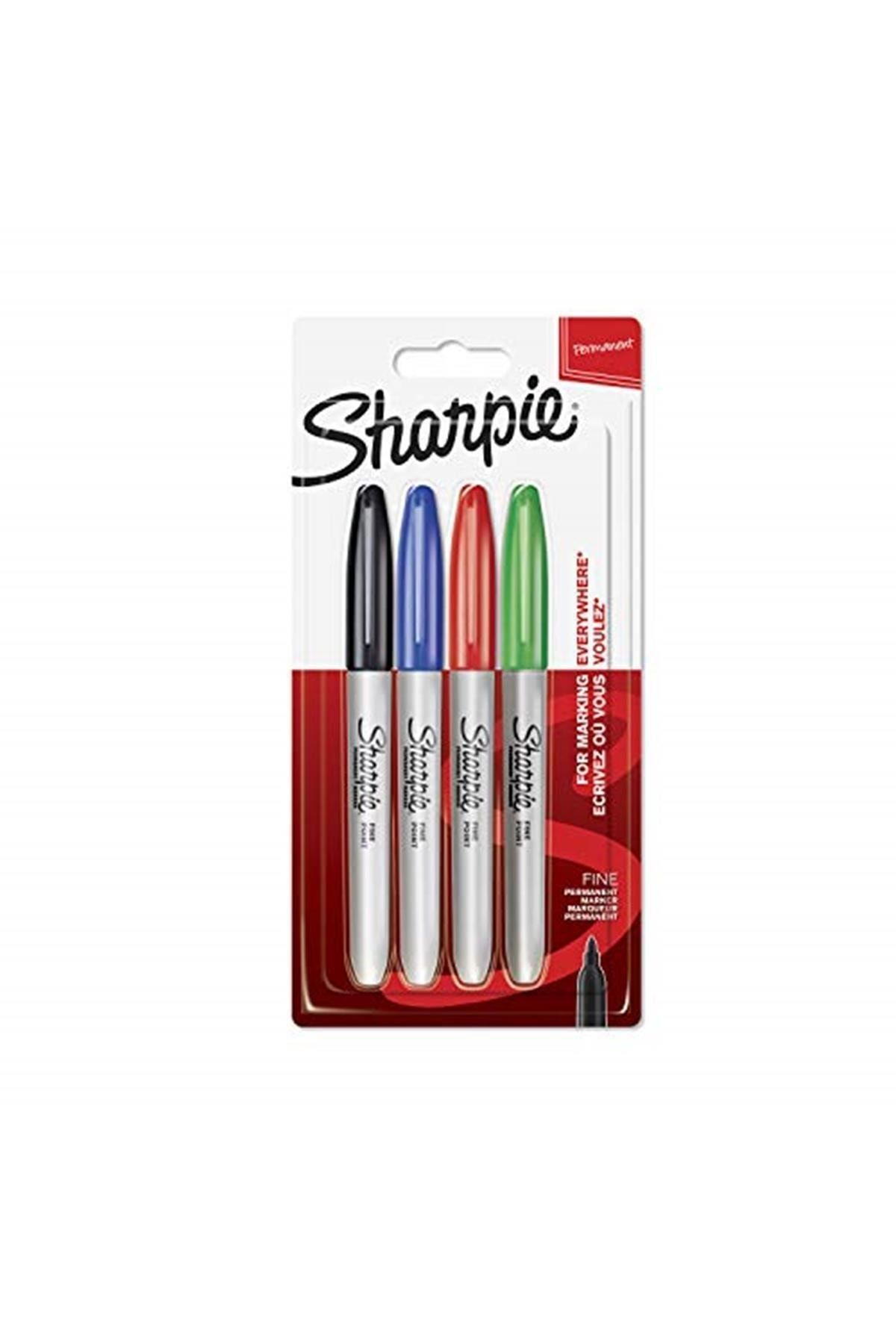 Sharpie Marka: Kalıcı Keçe Kalem, Ince Uçlu. 4 Adet Kategori: Uçlu Kalem