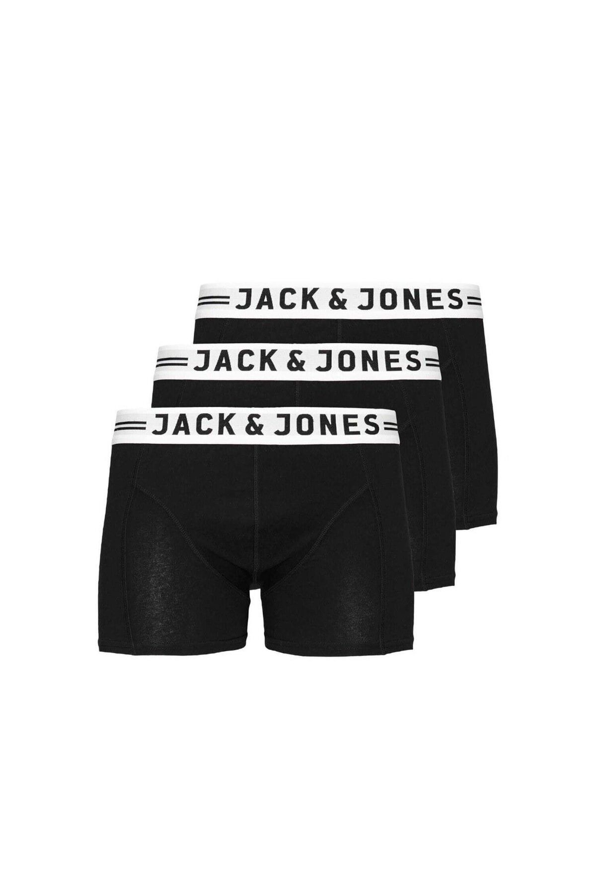 Jack & Jones Jack&jones Siyah-beyaz Erkek 3'lü Boxer Set 12081832
