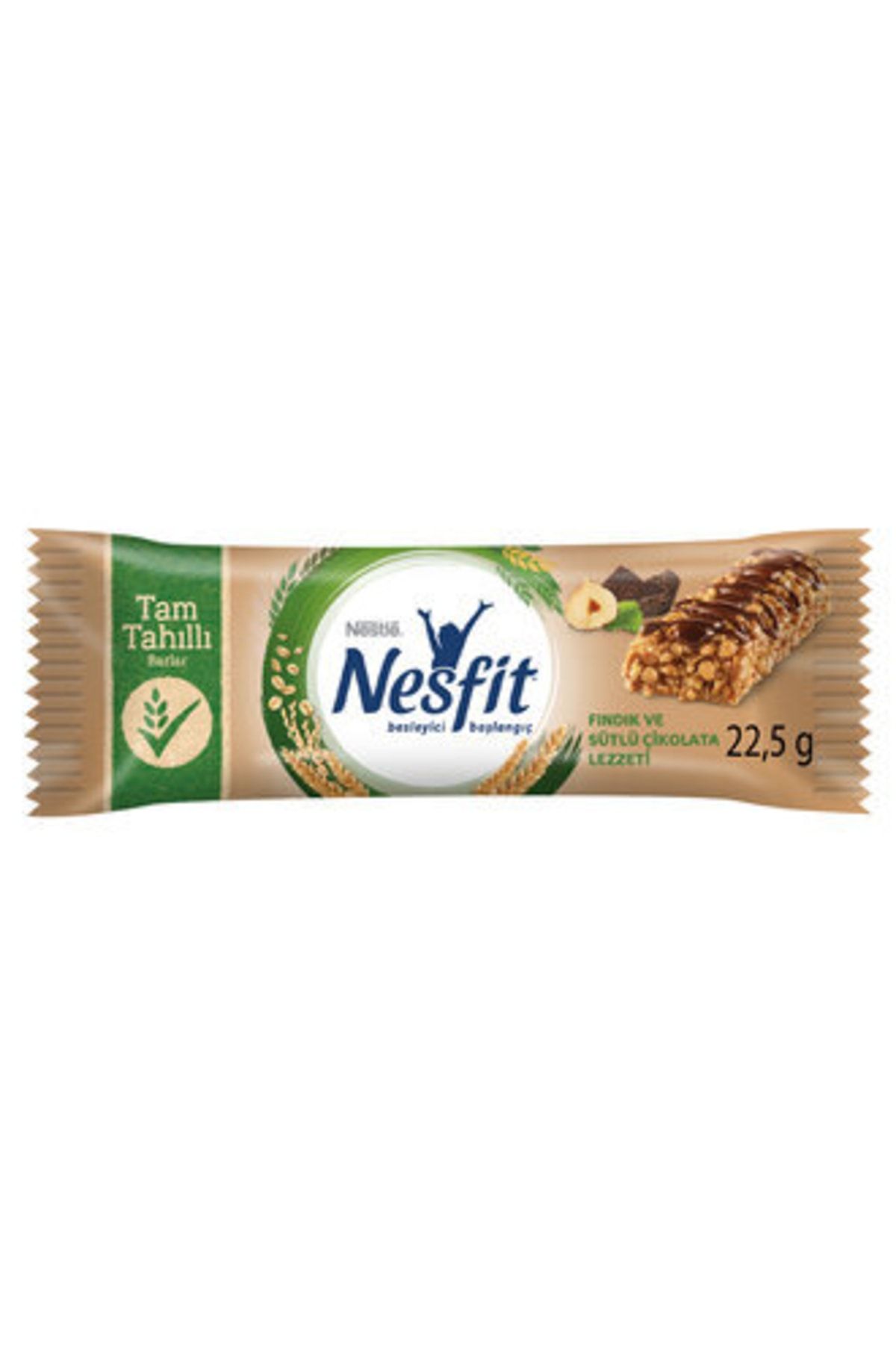 Nestle Sütlü Çikolatalı Fındık Aromalı Tam Tahıllı Bar 22.5g