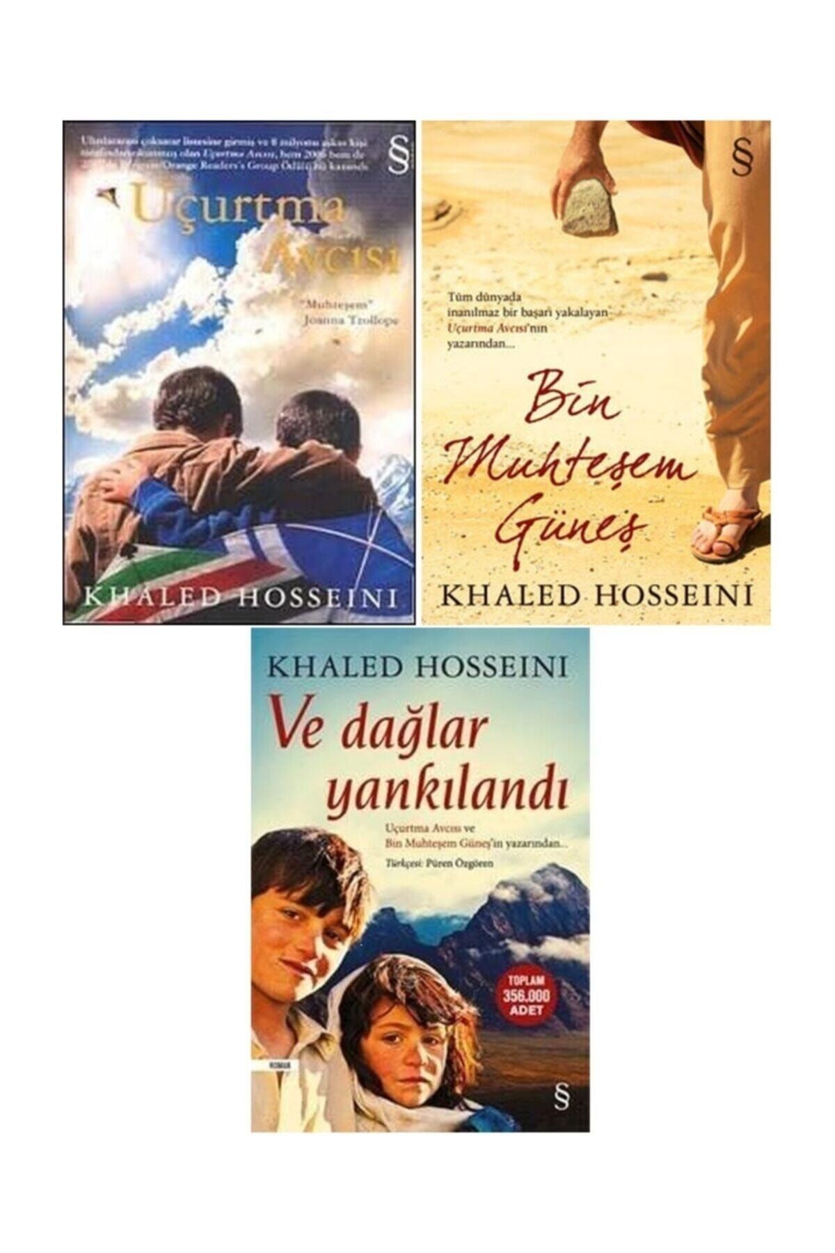 Everest Yayınları Uçurtma Avcısı- Bin Muhteşem Güneş- Ve Dağlar Yankılandı / Khaled Hosseini Seti