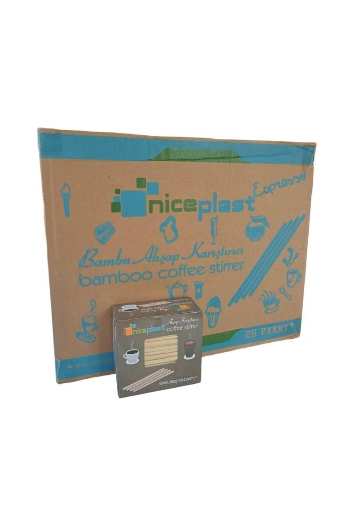 Niceplast Tahta Karıştırıcı 500 Lü 25 Paket
