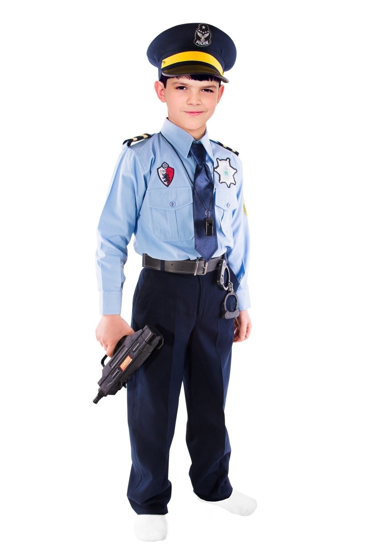 OULABİMİR Polis Kostümü Çocuk Kıyafeti