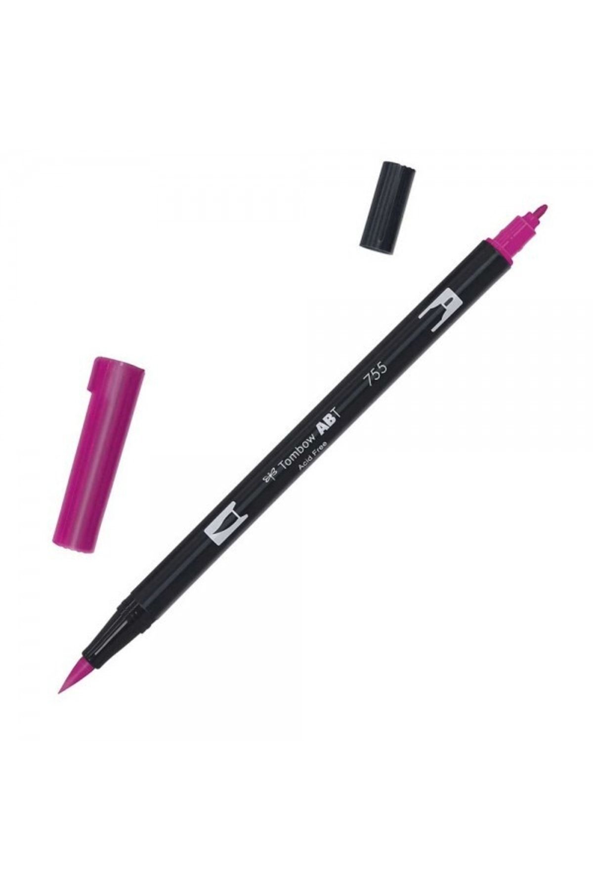 Tombow Ab-t Dual Brush Pen Grafik Kalemi - Rubine Red