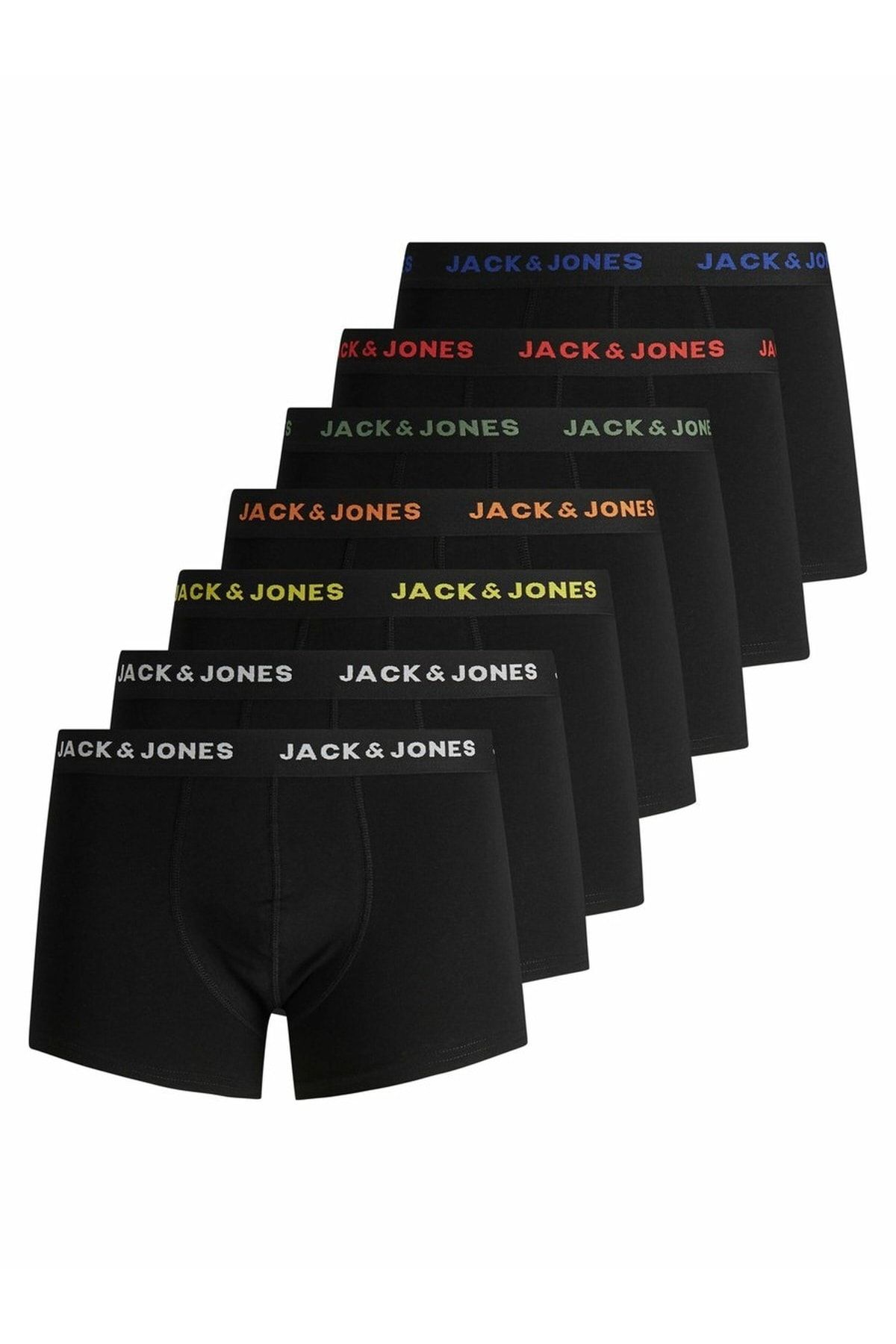 Jack & Jones Jack Jones 7 Li Paket Erkek Boxer 12165587