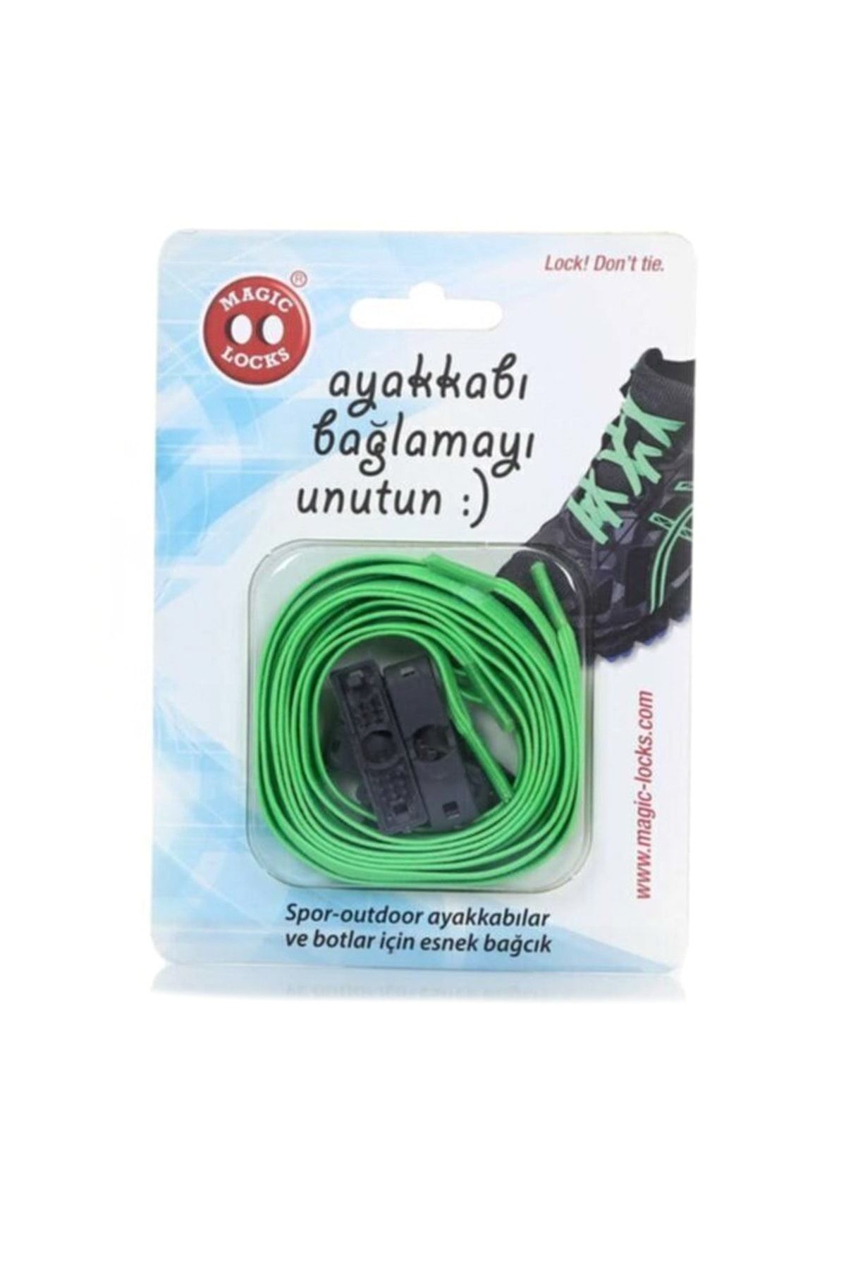 Magiclocks Ml Unisex Yeşil Ayakkabı Bağcığı 16b2