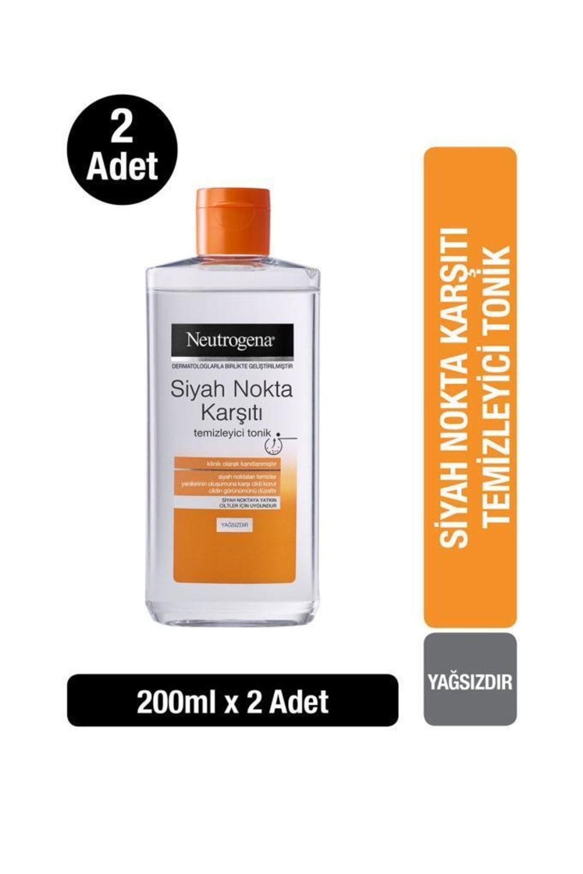 Neutrogena Visibly Clear Siyah Nokta Karşıtı Tonik 200 ml X 2 Adet