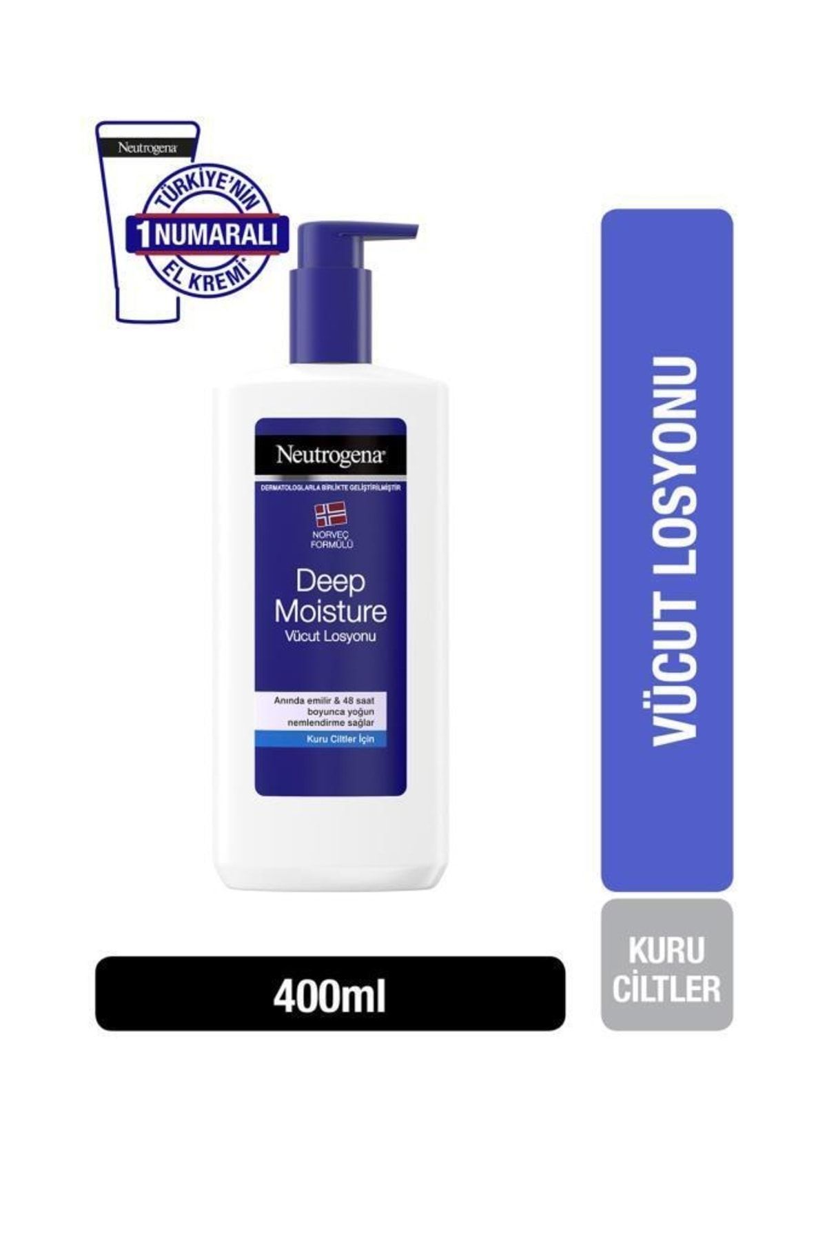 Neutrogena Deep Moisture Parfümlü Vücut Losyonu 400ml