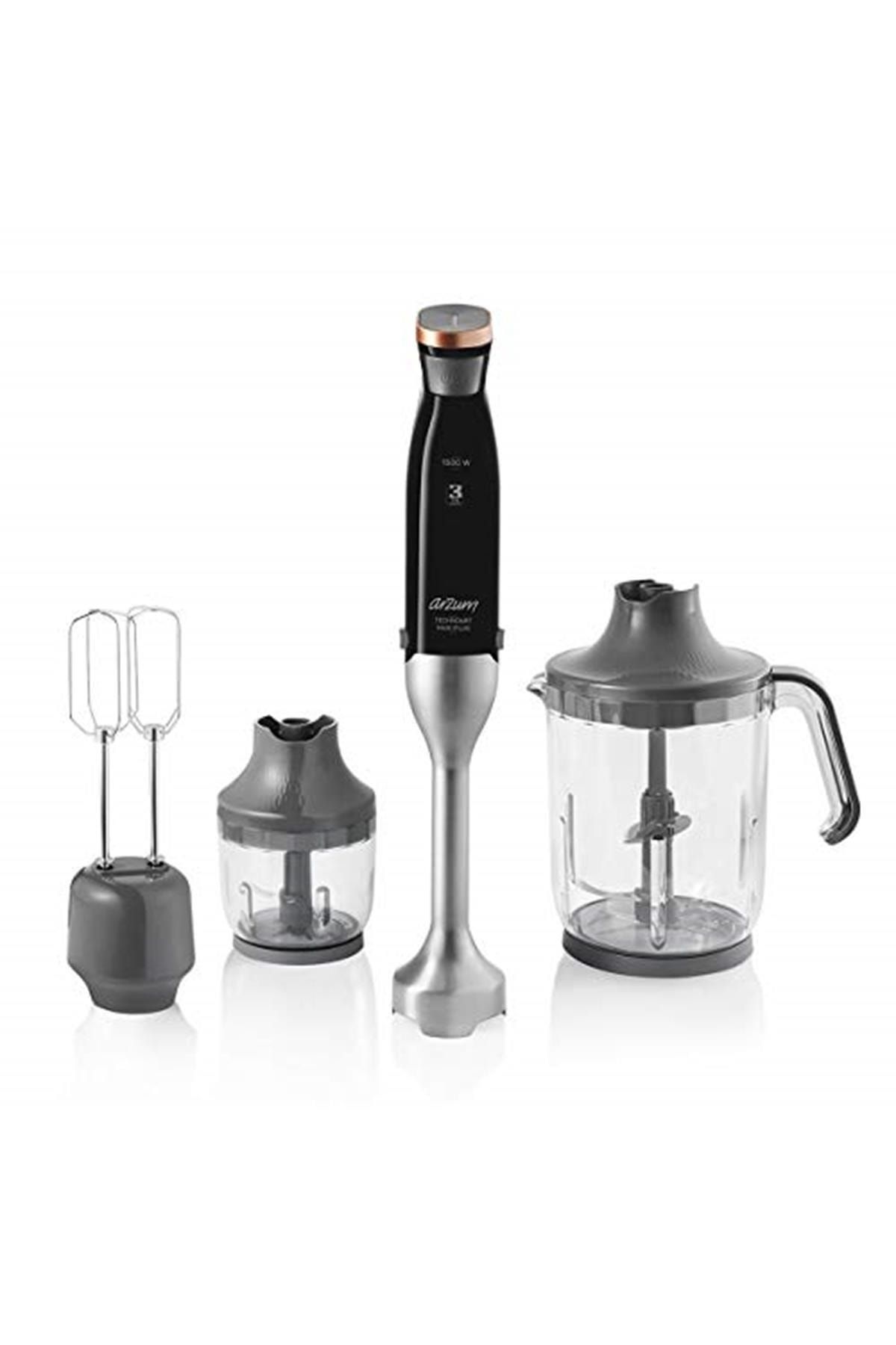 Arzum Ar1070 Technoart Maxi Plus Blender Set, Siyah