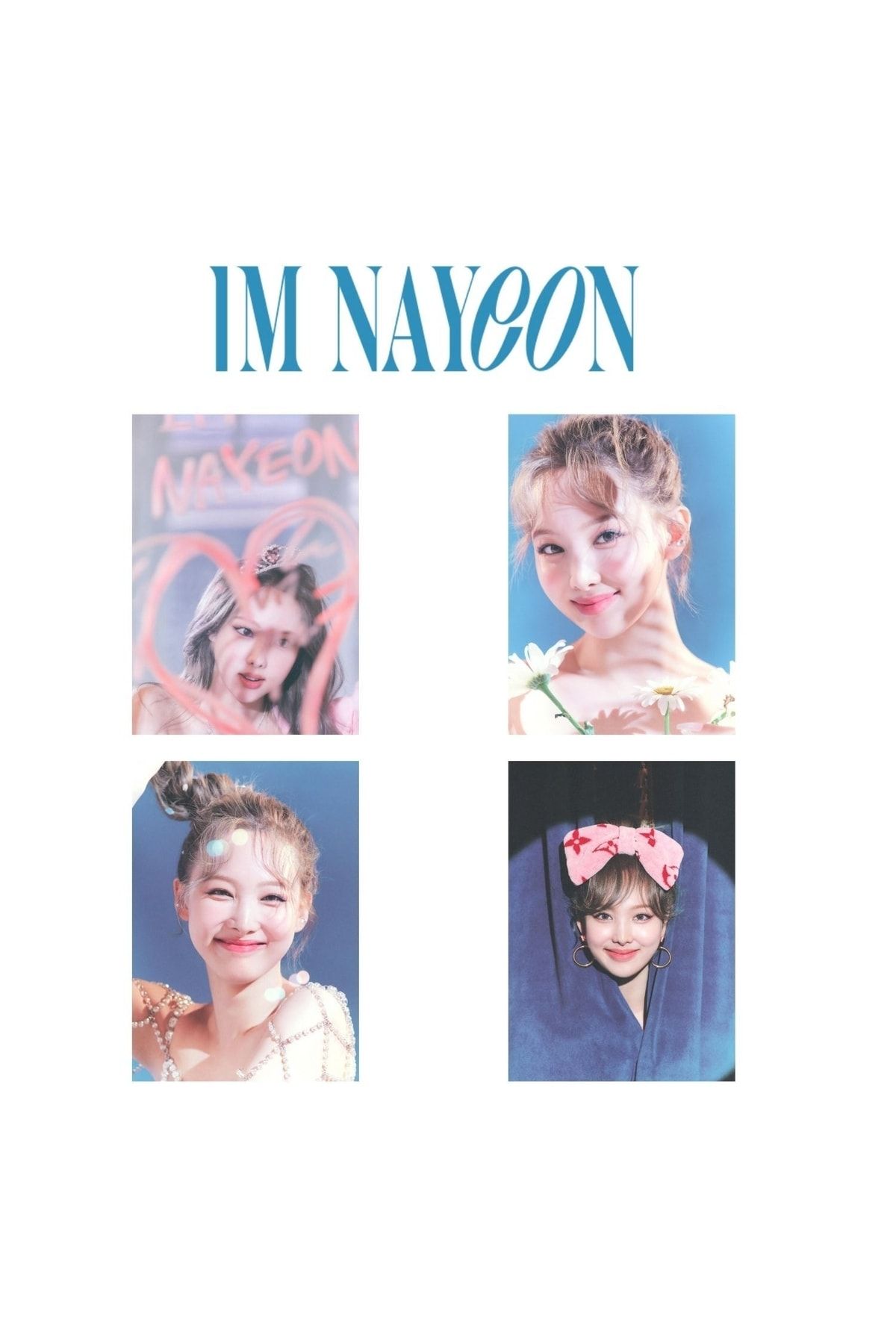 Kpop Dünyasi Twıce Nayeon '' Im Nayeon '' Poster Set