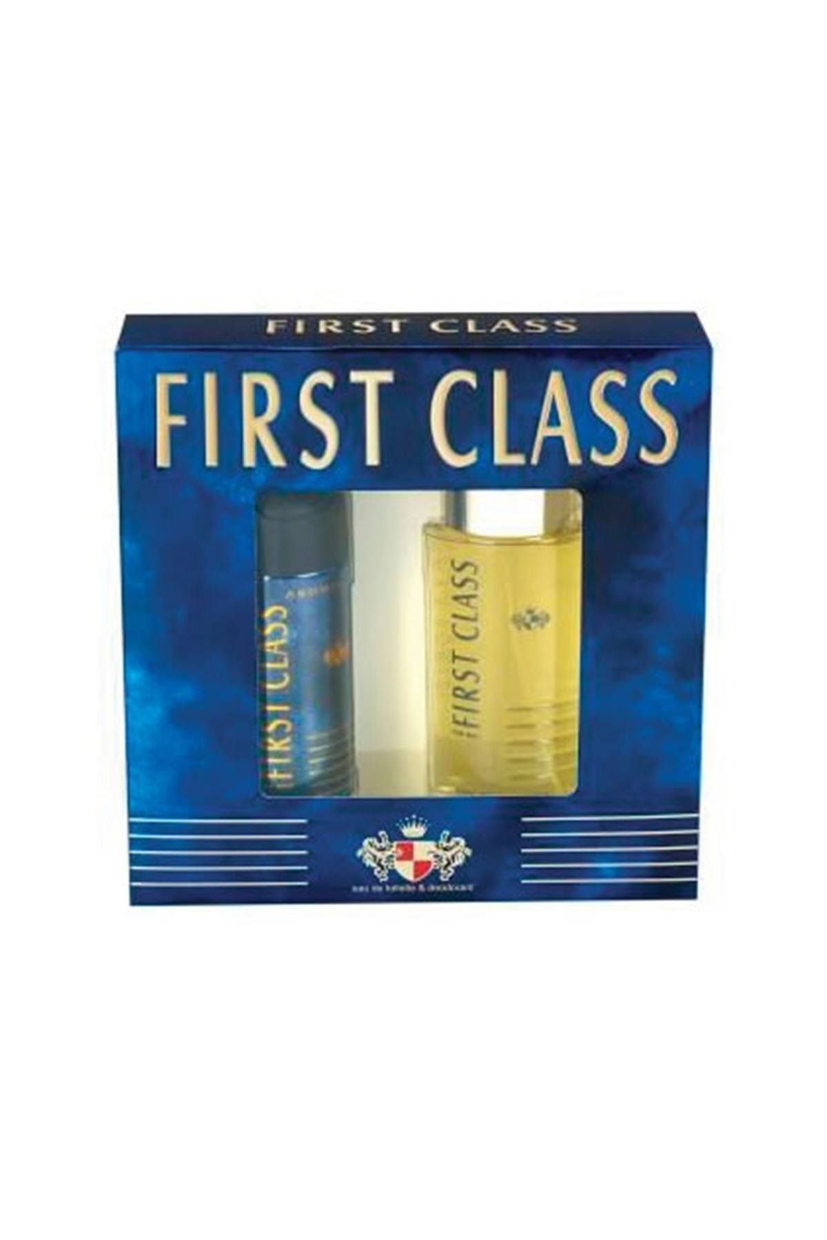 First Class Erkek Parfüm Seti 100 Ml Edt + Deo 150 Ml