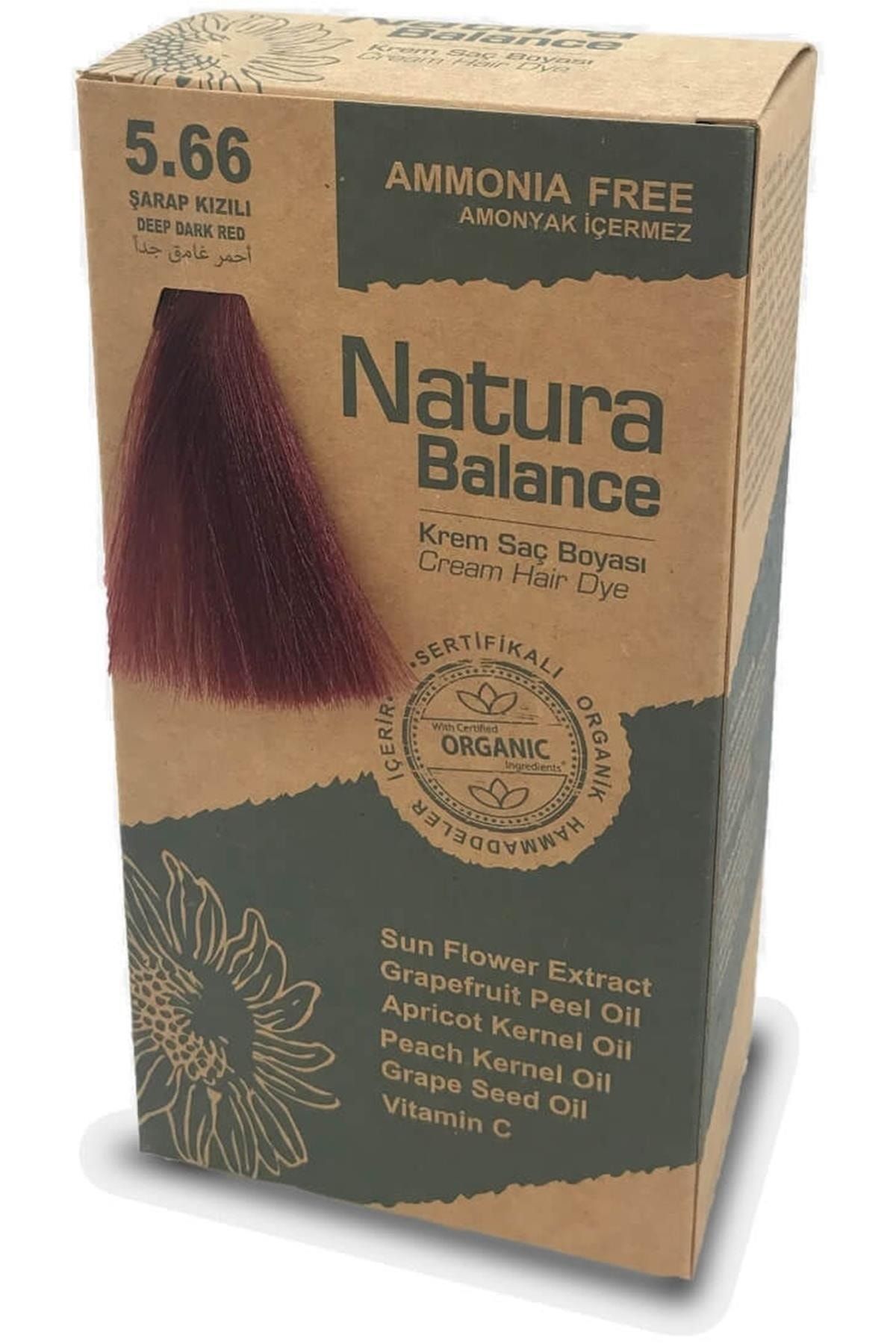 NATURABALANCE Natura Balance Krem Saç Boyası Kızıl 5.66
