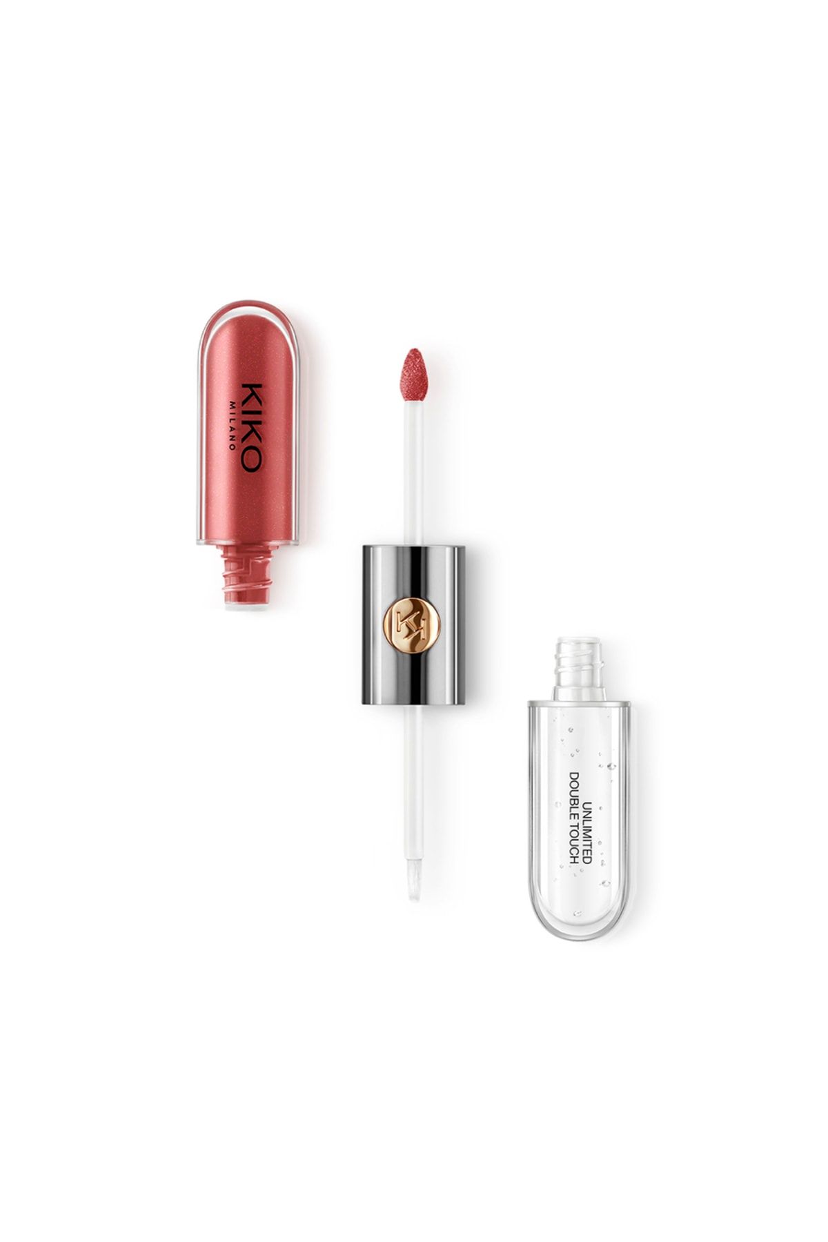 KIKO Likit Ruj - Unlimited Double Touch 108 Satin Currant Red 6 ml 8025272623360