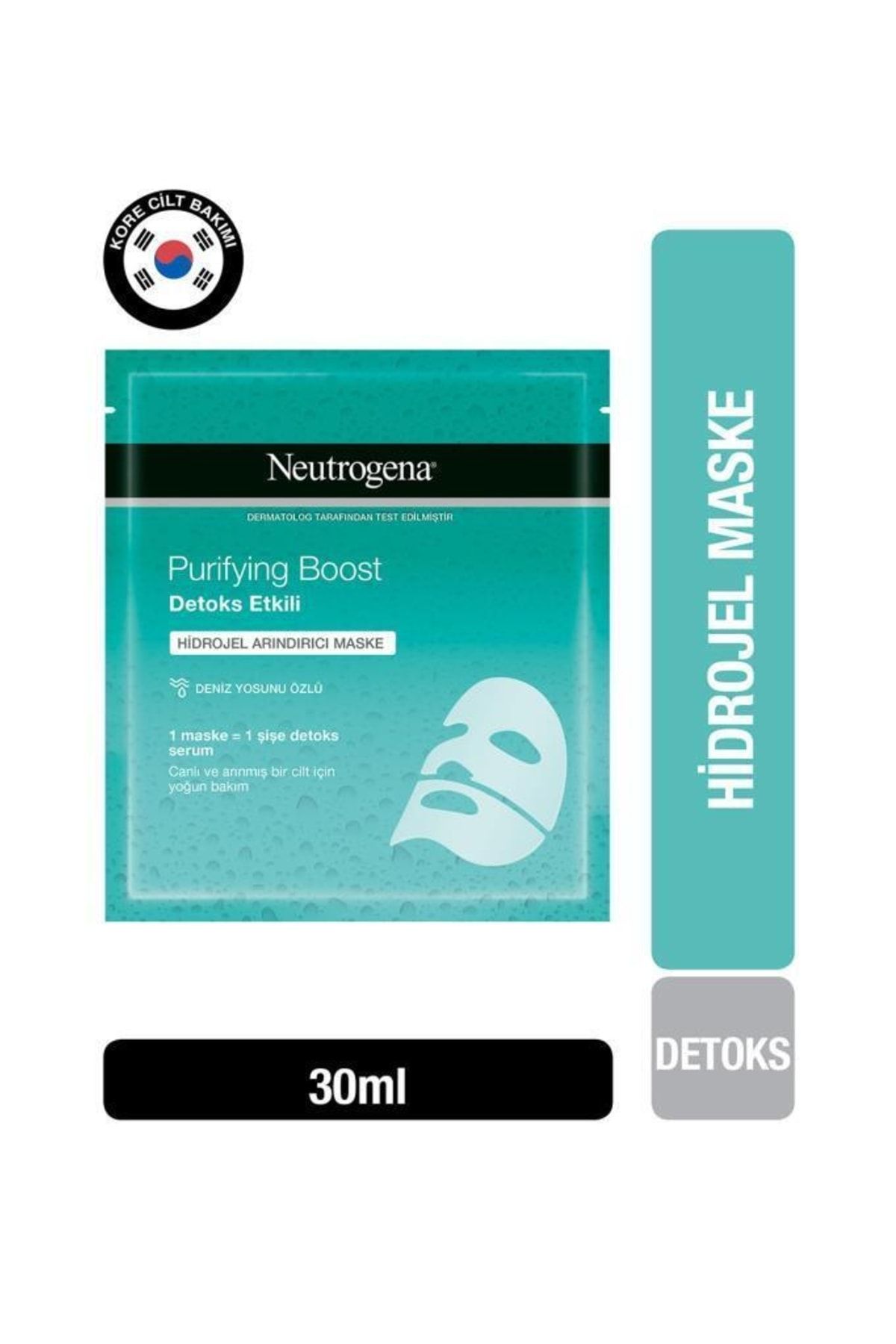 Neutrogena Purifying Boost Detoks Etkili Hidrojel Arındırıcı Maske 30 Ml