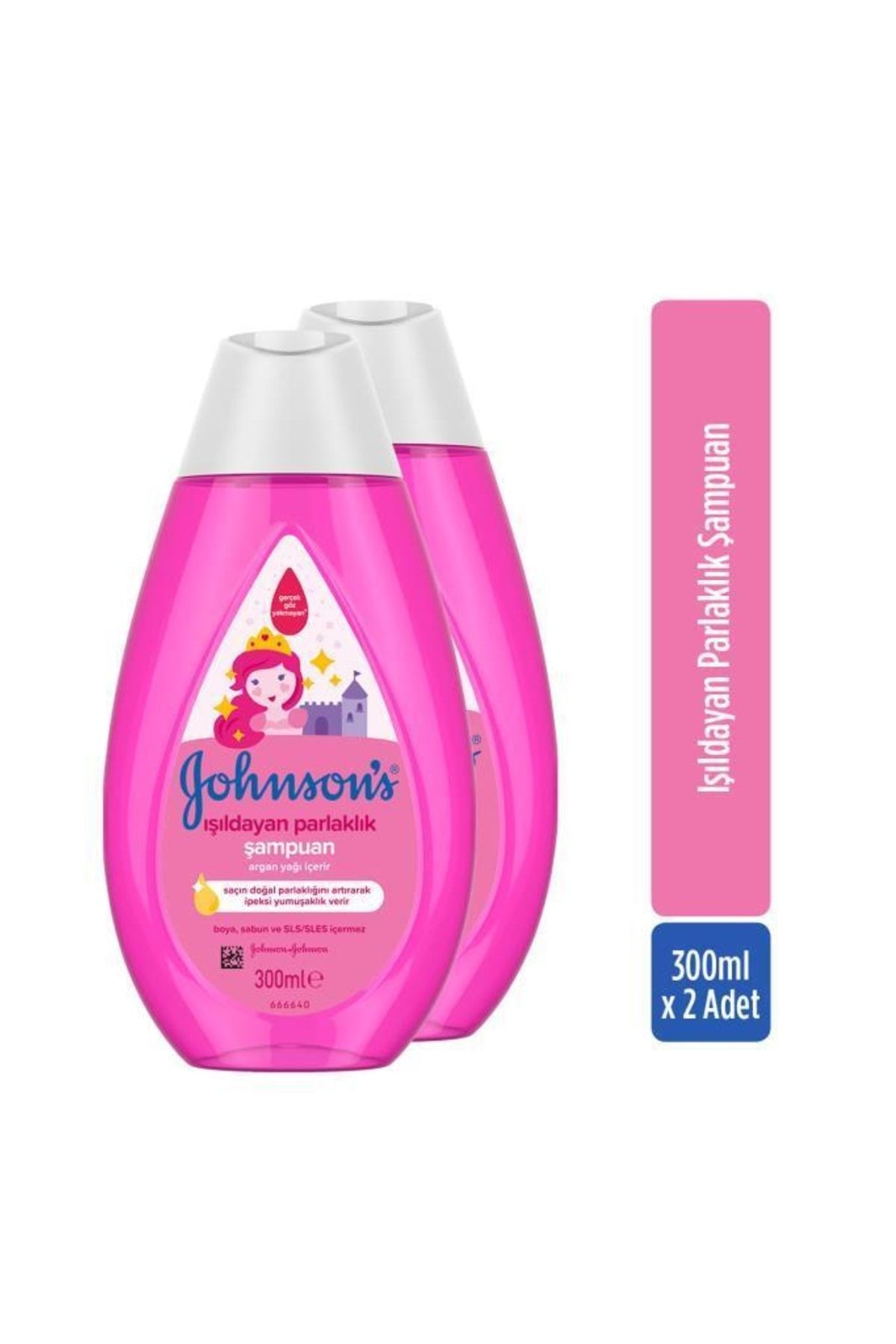 Johnson's Işıldayan Parlaklık Serisi Şampuan 300 ml X2