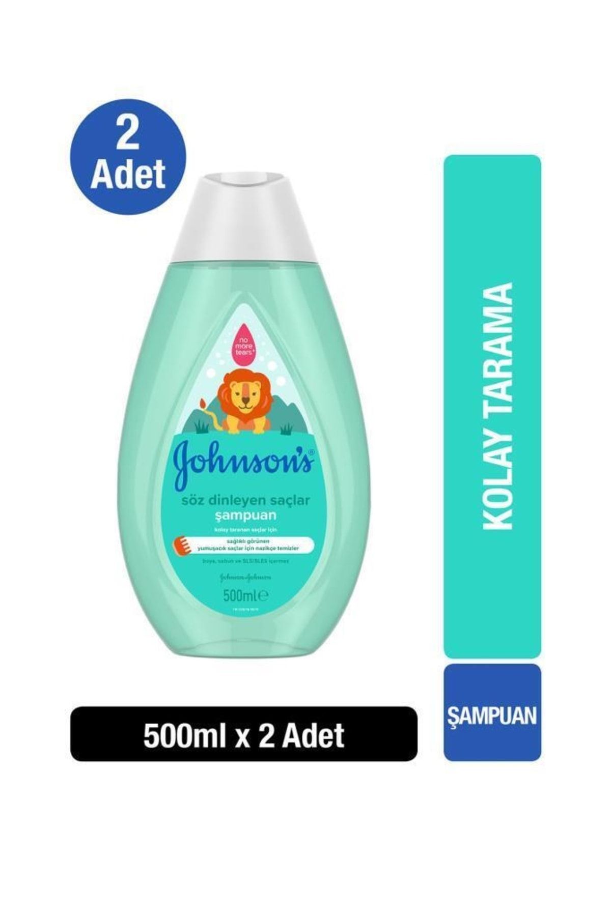 Johnson's Söz Dinleyen Saçlar Kremli Şampuan 500ml X2