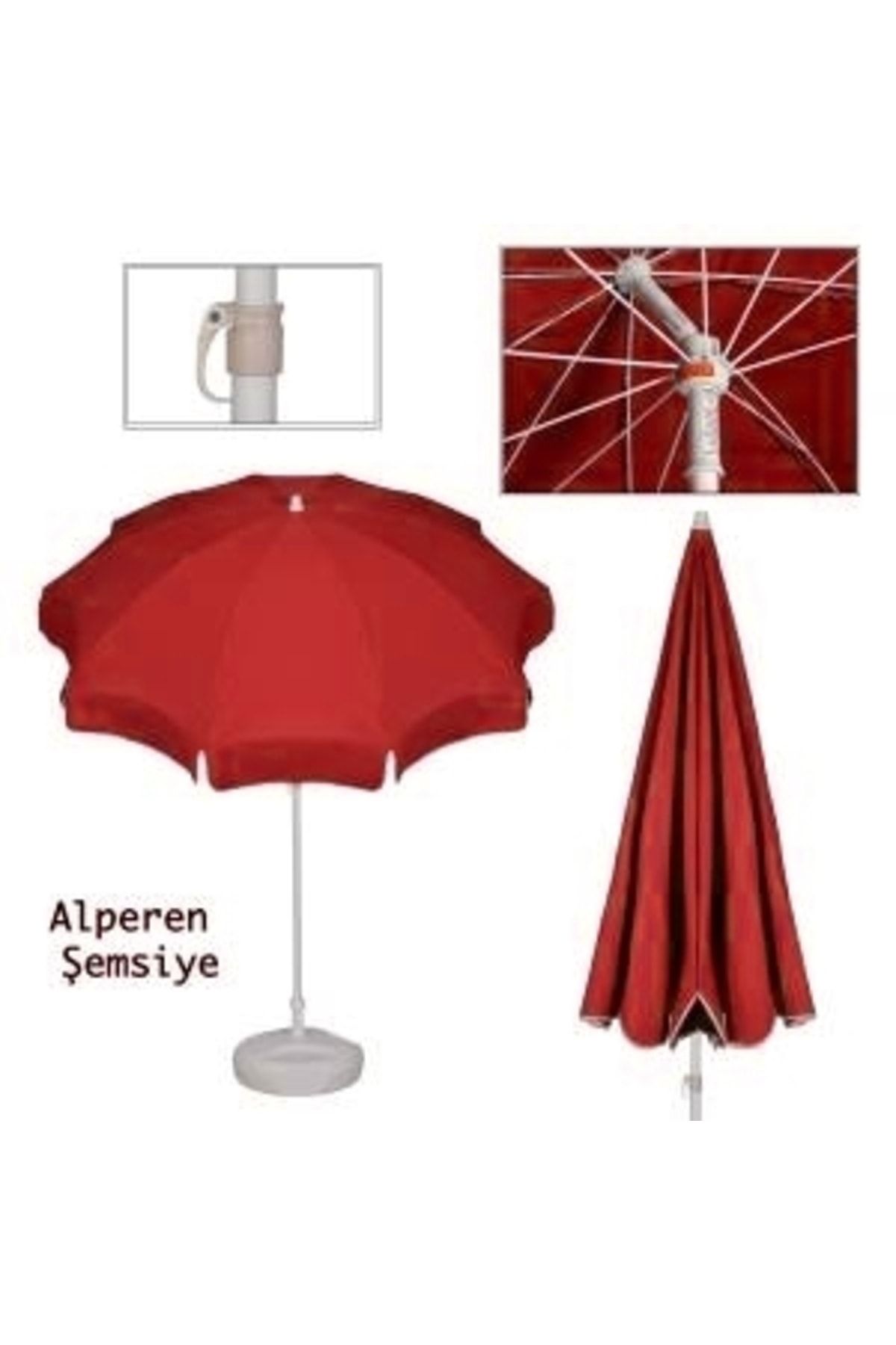 Alperen Şemsiye Plaj Şemsiyesi Bahçe Balkon Teras Şemsiyeleri