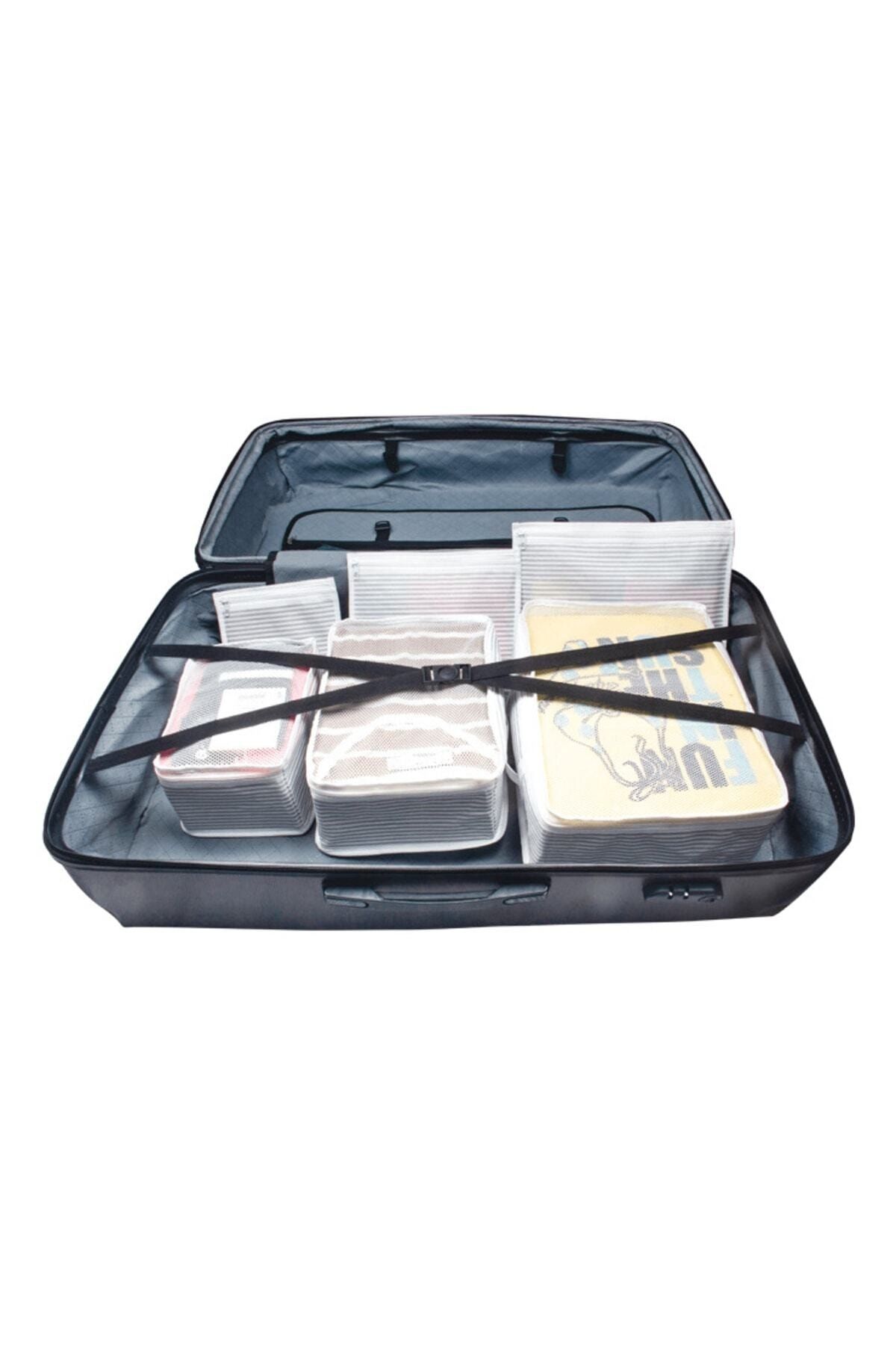 Meleni Home 6'lı Set Bavul Içi Düzenleyici, Bavul Organizer, Valiz Düzenleyici