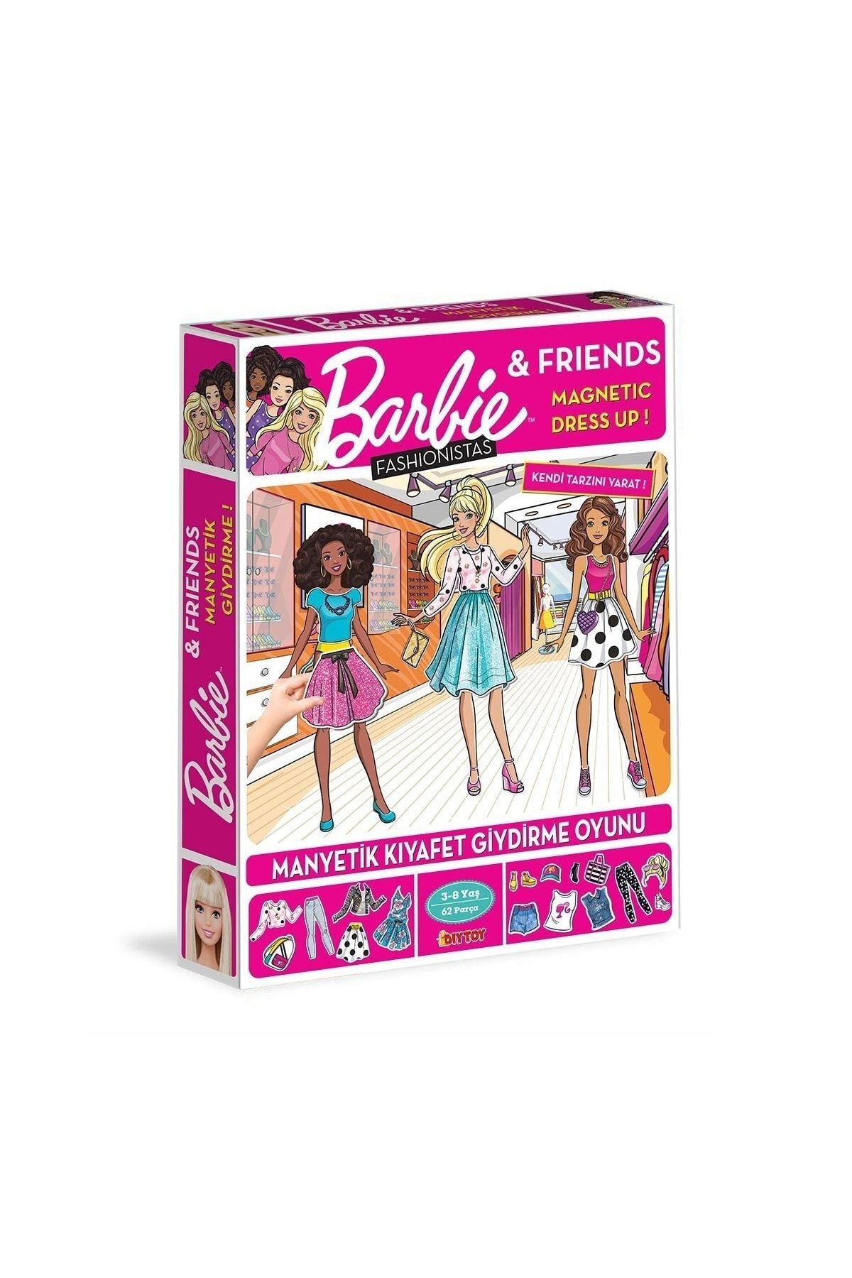 Barbie Fashionistas Kıyafet Giydirme Barbıe Frıends Magnetık Manyetik Kıyafet Giydirme - Barbie - 60