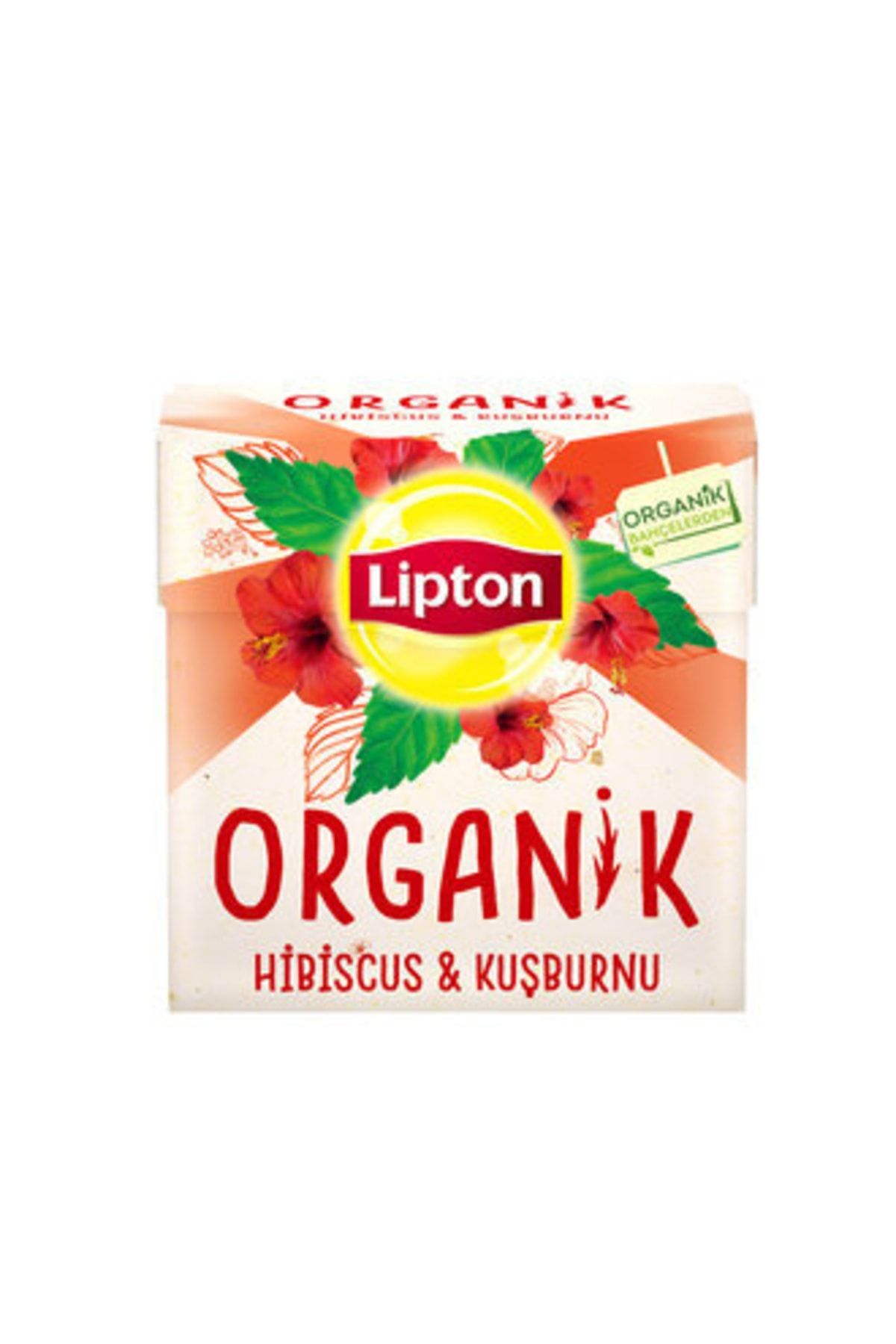 Lipton Organik Hibiscus Kuşburnu Çayı 20'li 40 g * 5 Adet