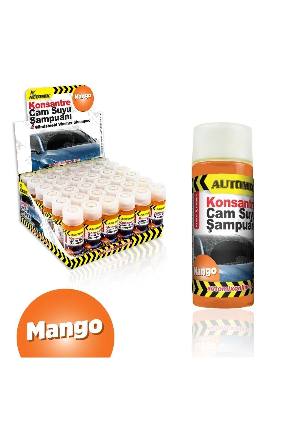 Automix Cam Suyu Şampuanı Mango Kokulu 50ml