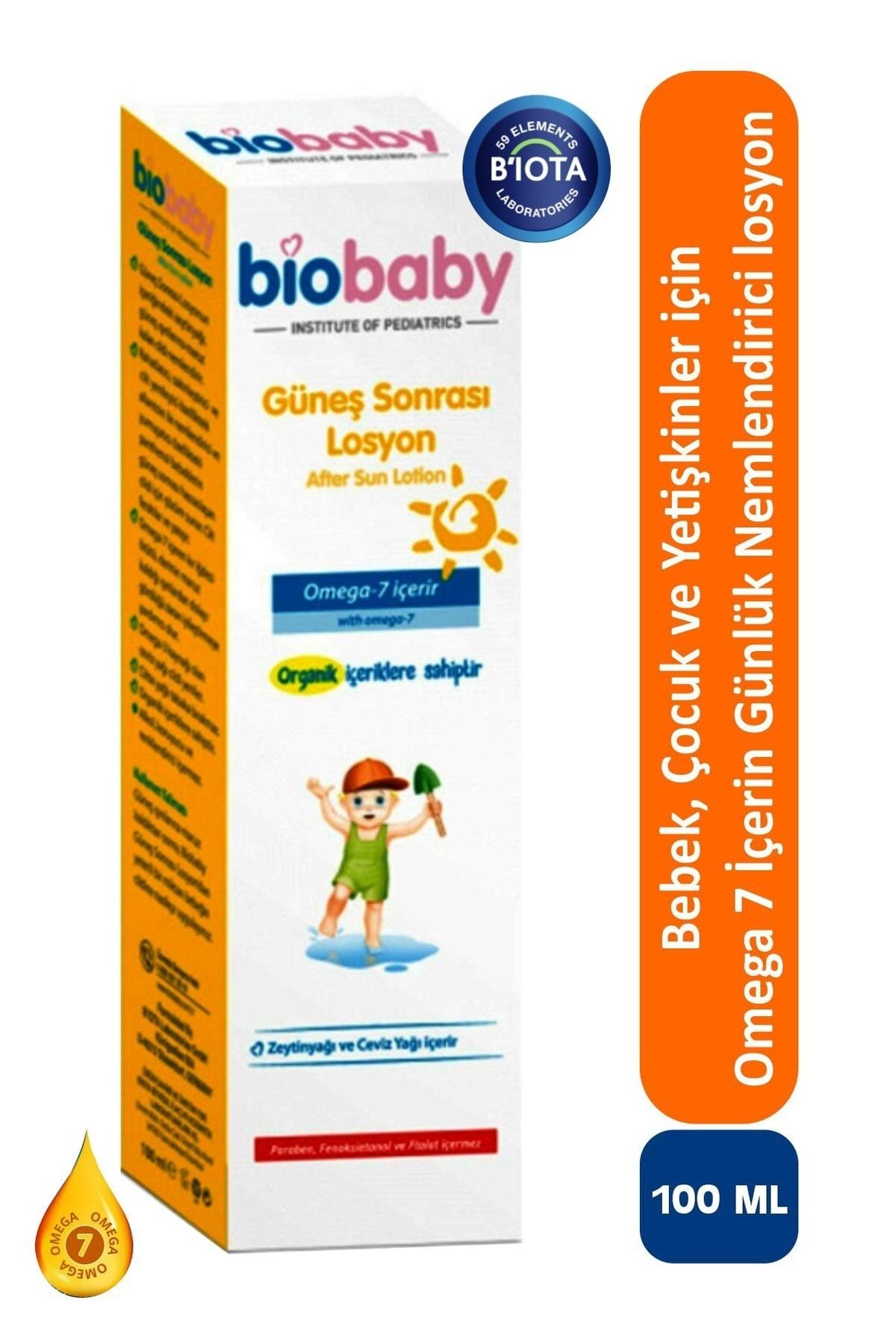 Biobaby Çocuk Güneş Sonrası Koruyucu Losyon 100 ml