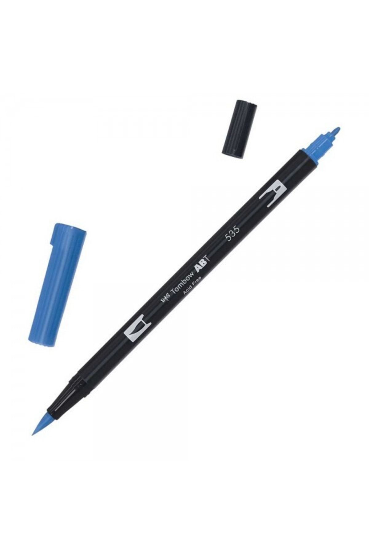 Tombow Ab-t Dual Brush Pen Grafik Kalemi - Cobalt Blue